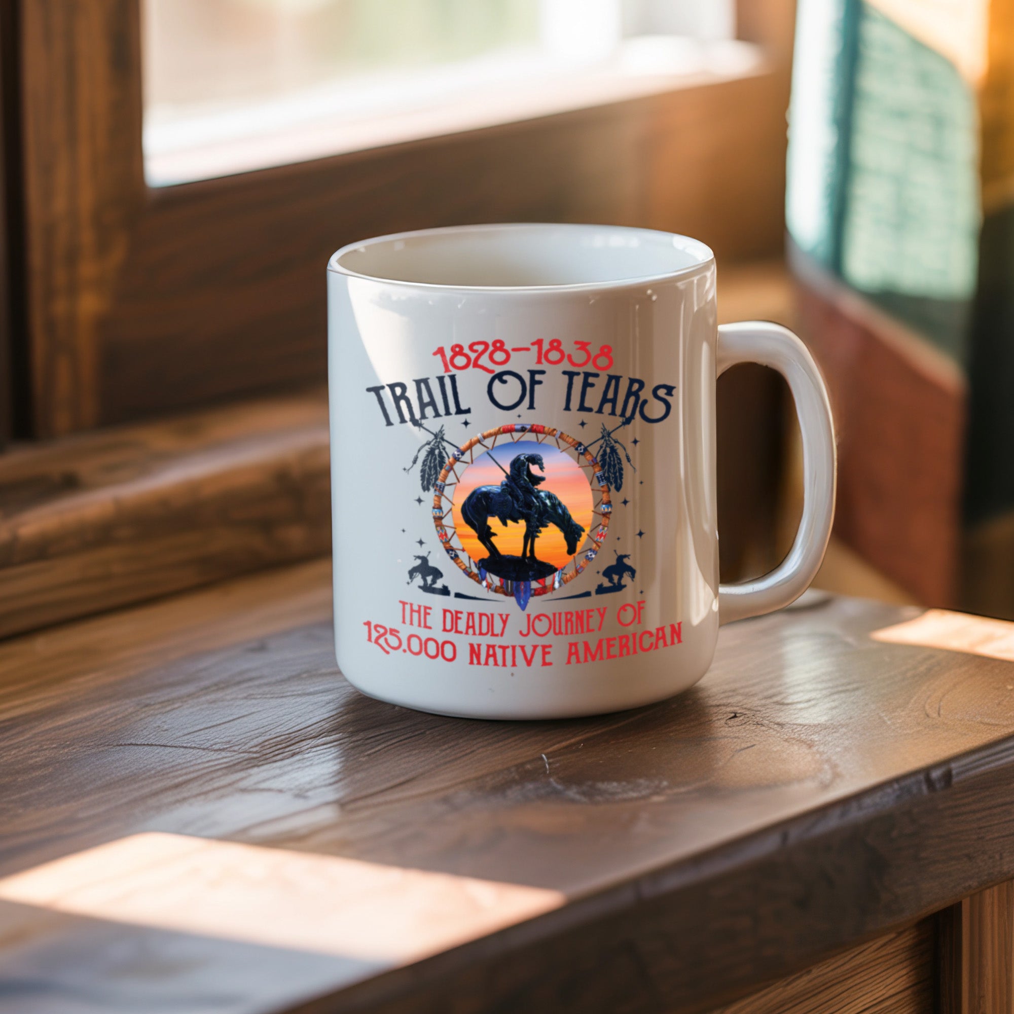 Trail of Tears Commemorative Historic Native American Heritage Coffee Mug