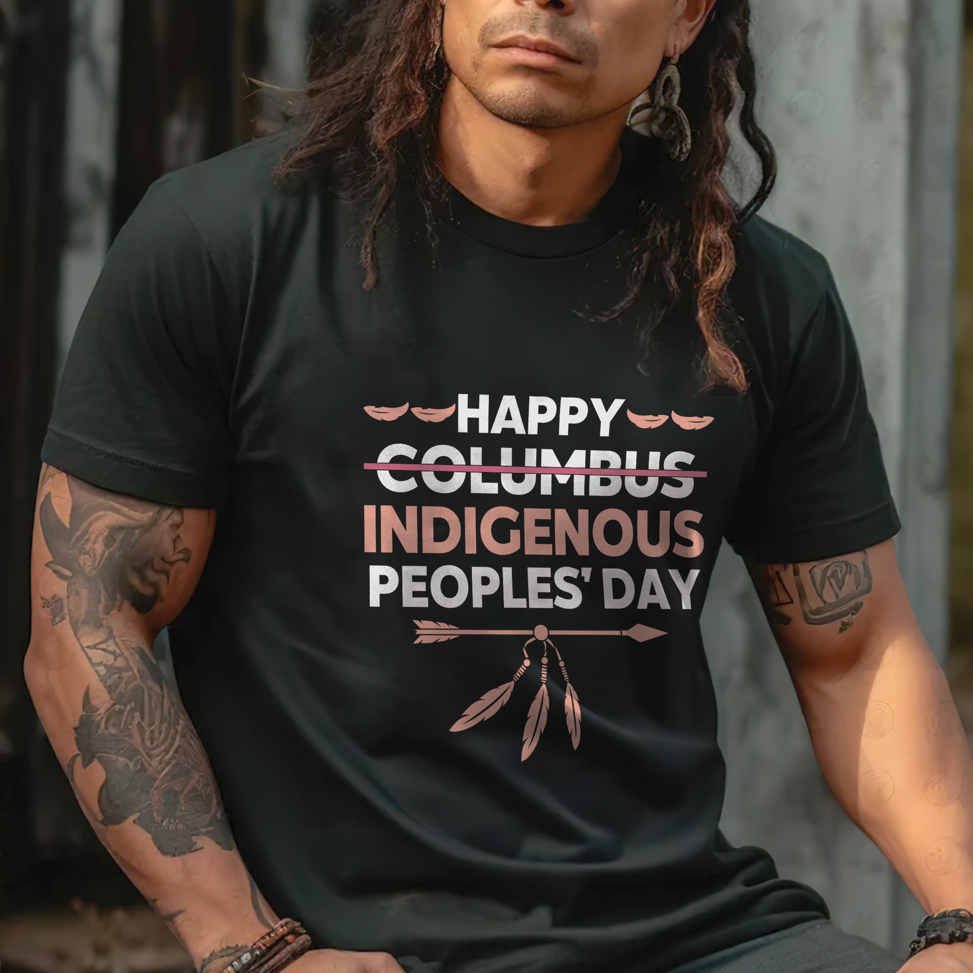 Happy Indigenous People's Day Unisex T-Shirt/T-Shirt V-Neck/Hoodie/Sweatshirt