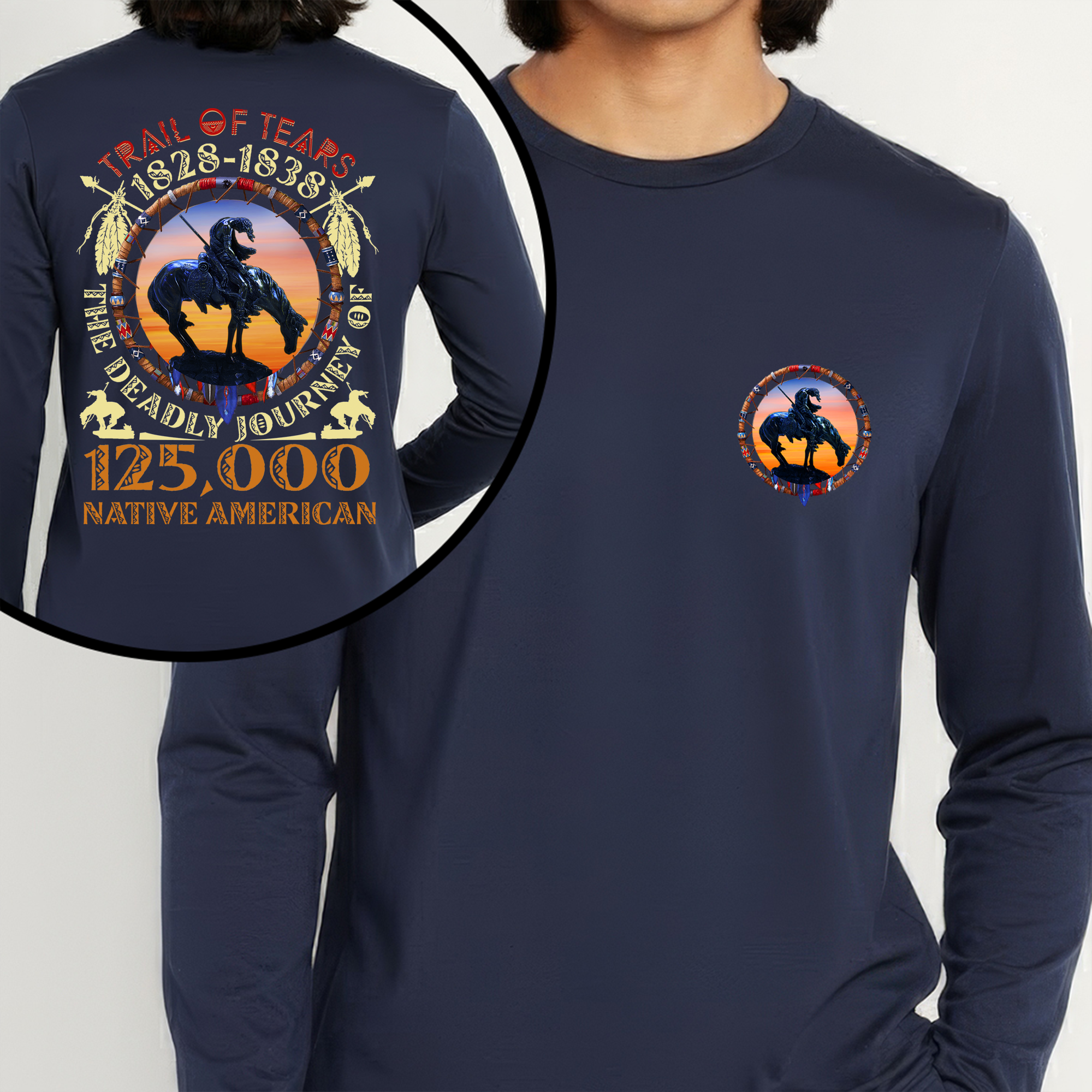 [Two Sides] Trail of Tears The Deadly Journey Unisex Tank Top/Long Sleeve/Hoodie Zip