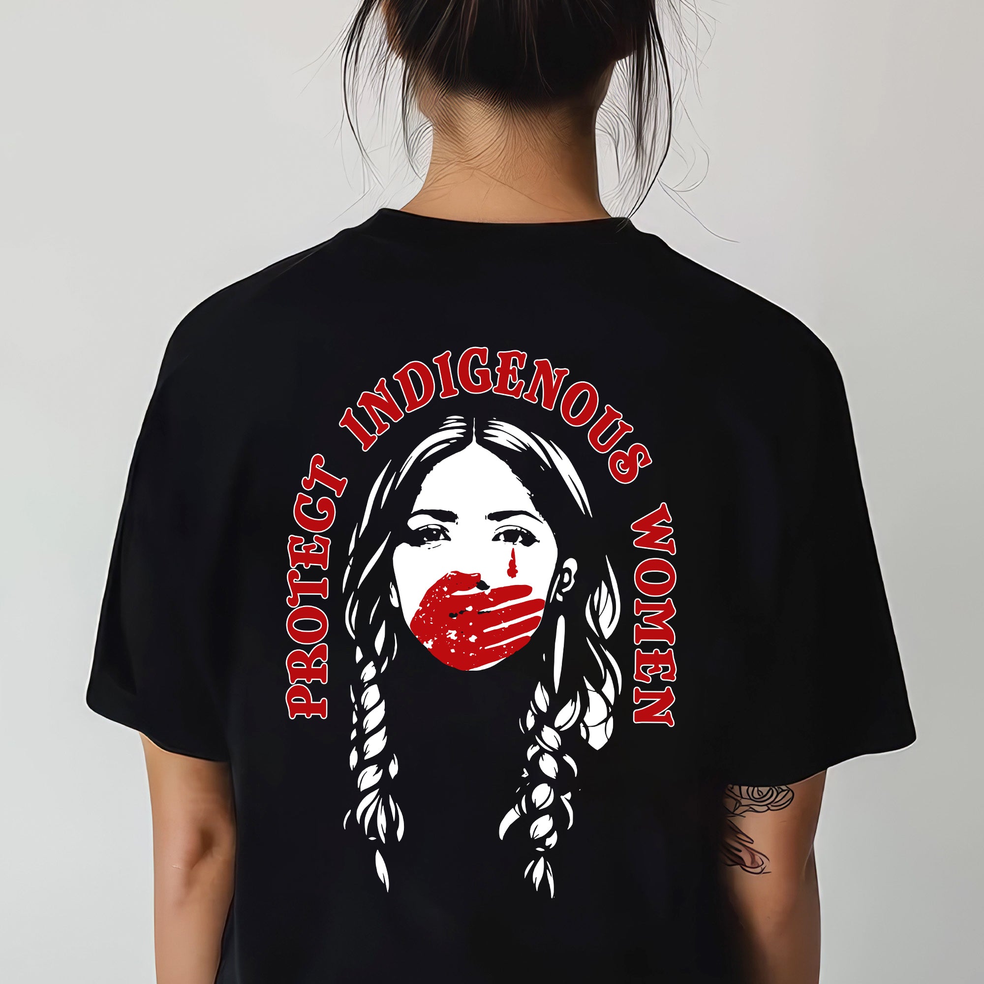 [Two Sides] Protect Indigenous Women Native American Awareness Unisex T-shirt/T-shirt V-Neck/Hoodie/Sweatshirt