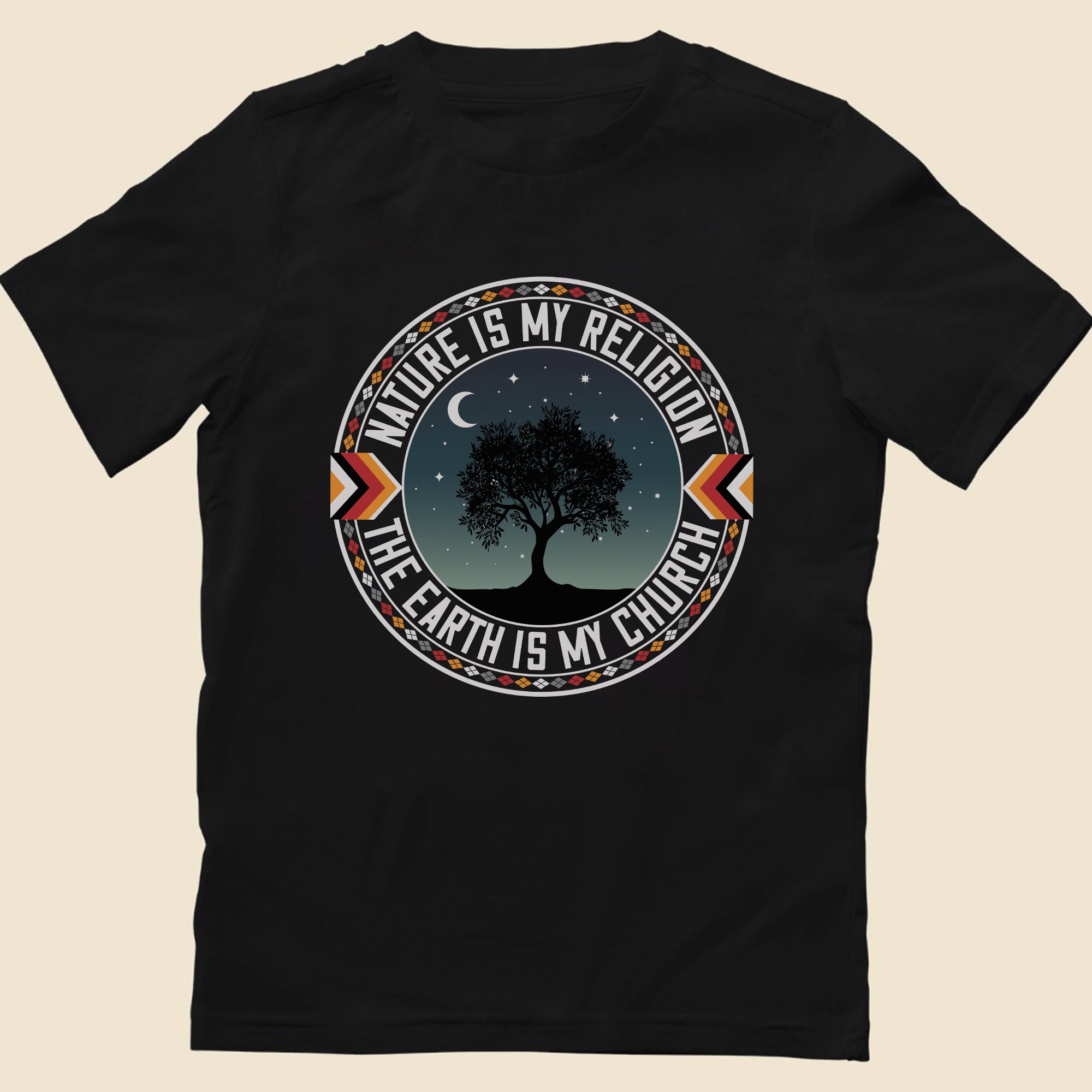 Nature Is My Religion And The Earth Is My Church Unisex T-Shirt/T-Shirt V-Neck/Hoodie/Sweatshirt - N66