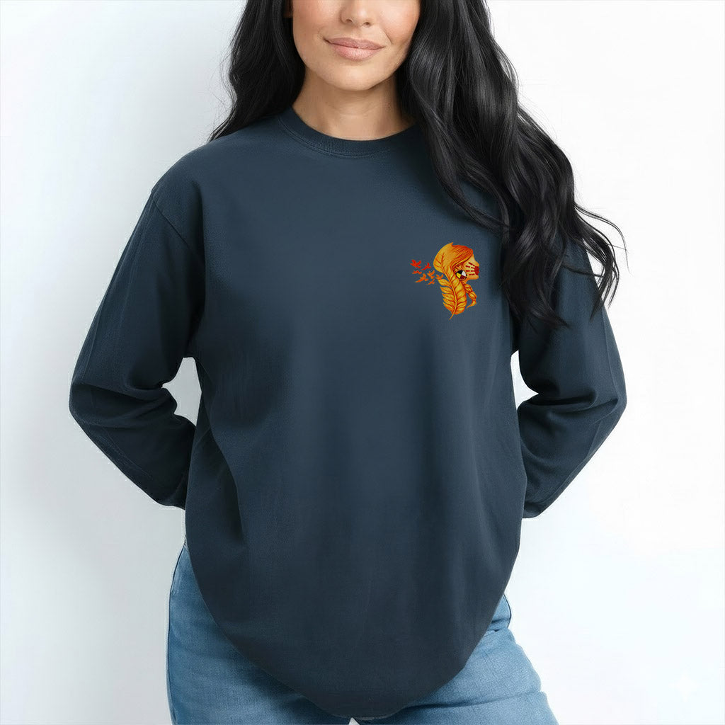 [Two Sides] Justice for MMIW Hoodie - Indigenous Woman with Feather Design Unisex Tank Top/Long Sleeve/Hoodie Zip