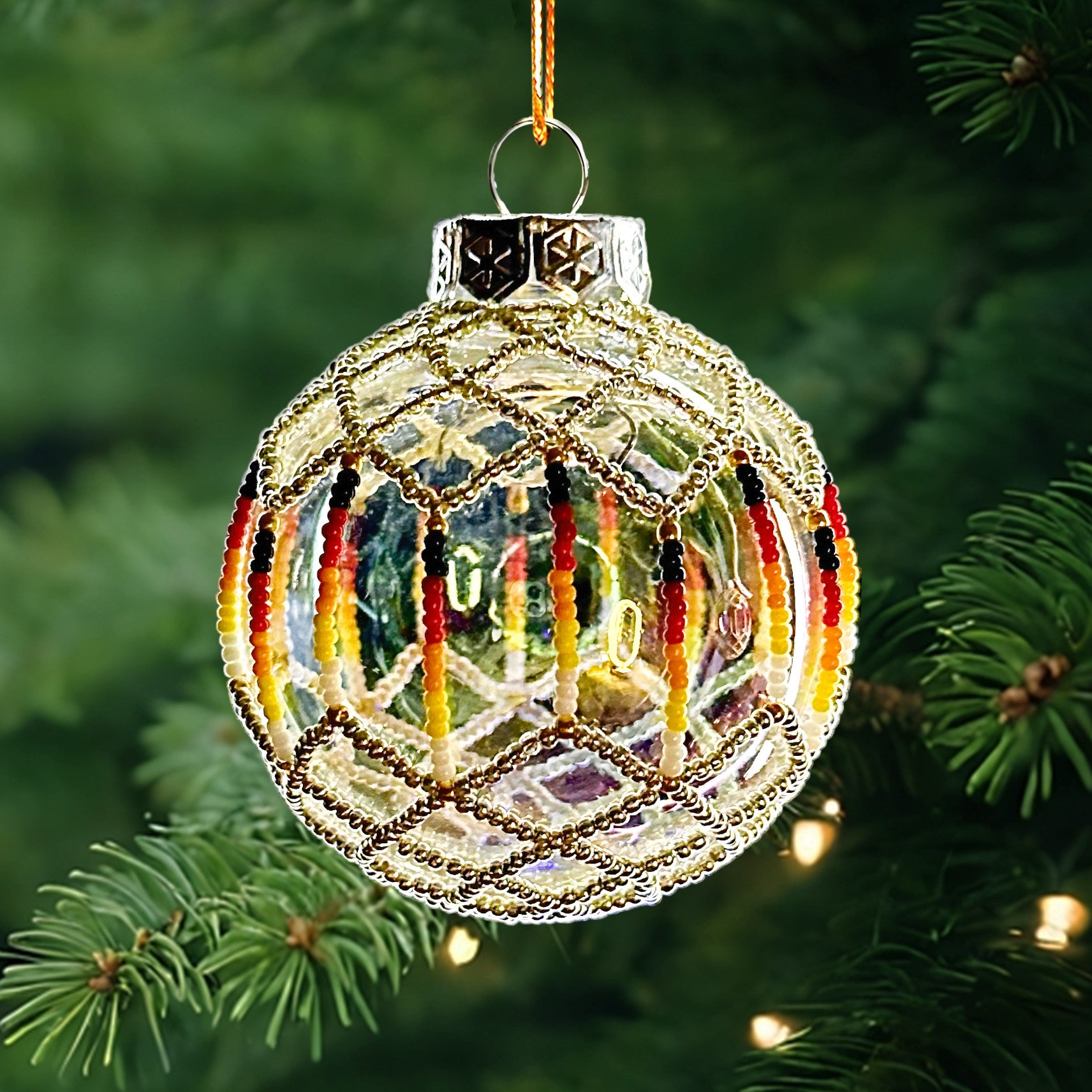 Handmade Beaded Ornament Holiday Decor & Gifts