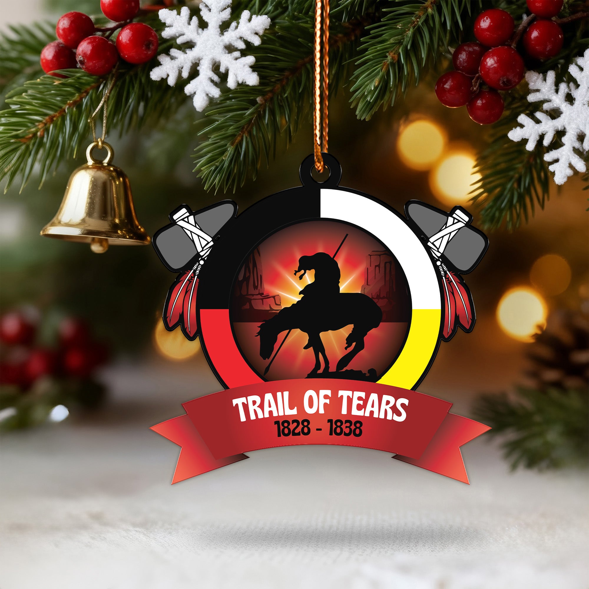 Trail of Tears Memorial Ornament 1828–1838 Unique Christmas Gift Decor Flat Acrylic