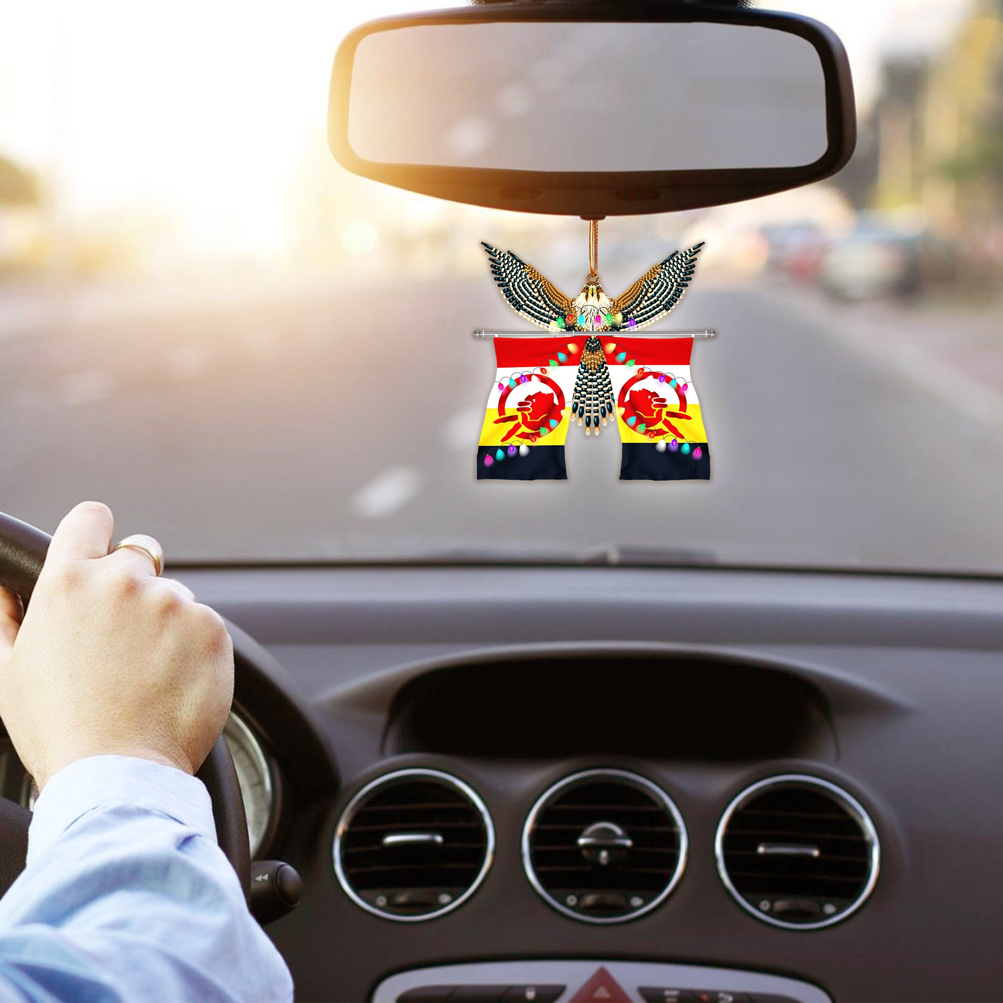 Old Flag Native American - Unique Christmas Gift Decor Flat Acrylic