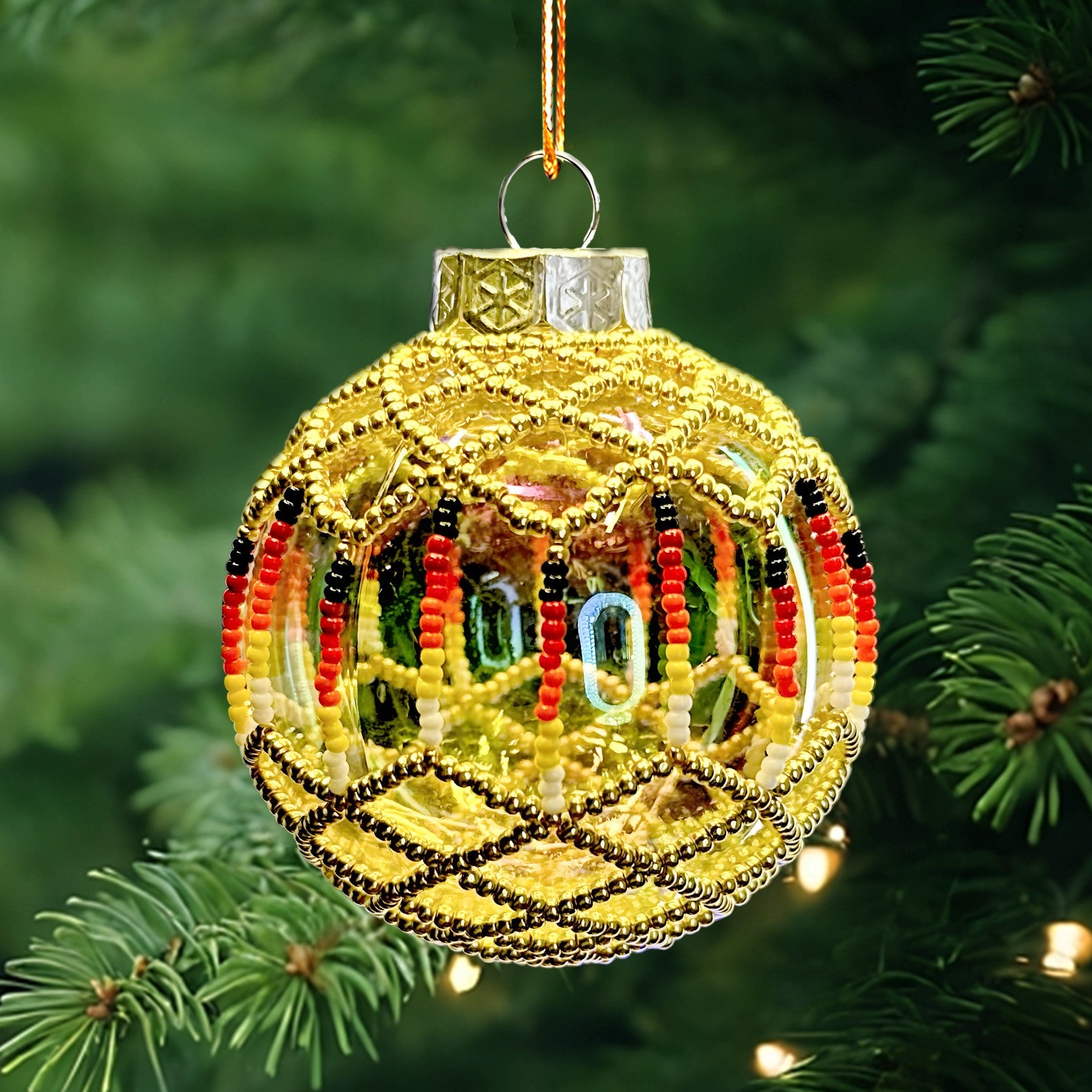 Handmade Beaded Ornament Holiday Decor & Gifts