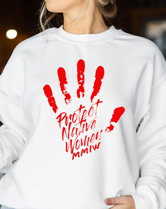 MMIW Protect Native Women Red Hand Unisex Hoodie/Sweatshirt/T-Shirt