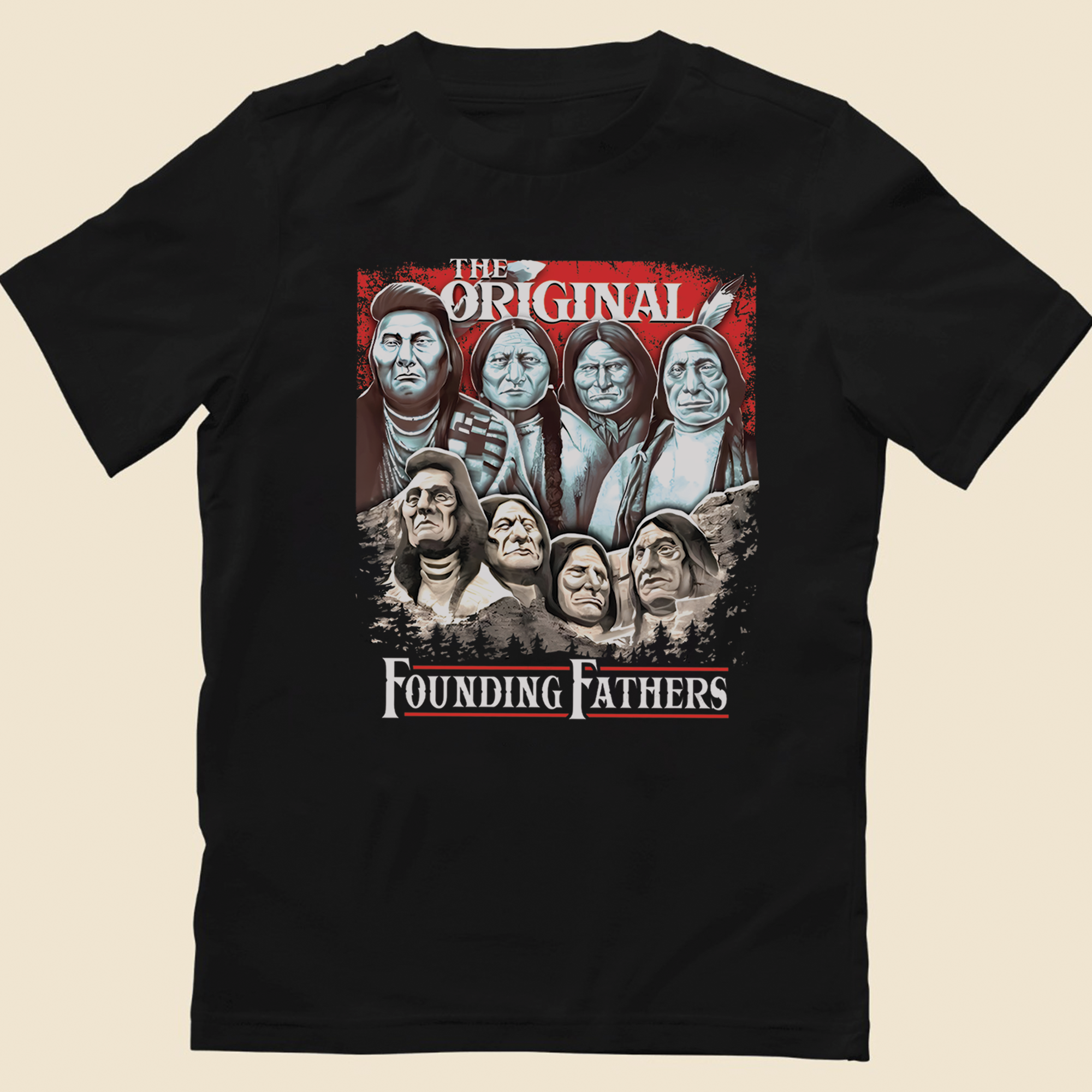 Native American The Original Founding Five Fathers Unisex T-Shirt/Hoodie/Sweatshirt 168