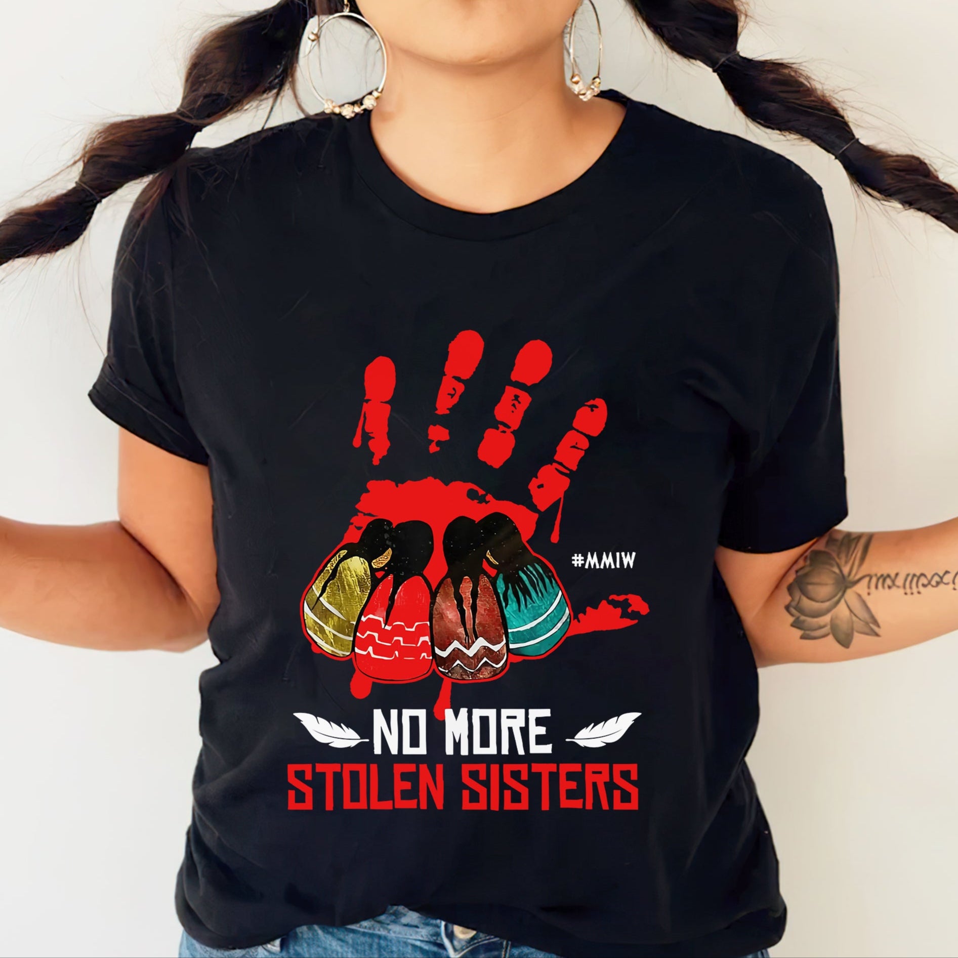 No More Stolen Sisters WC36 - Unisex T-Shirt/T-Shirt V-Neck/Hoodie/Sweatshirt