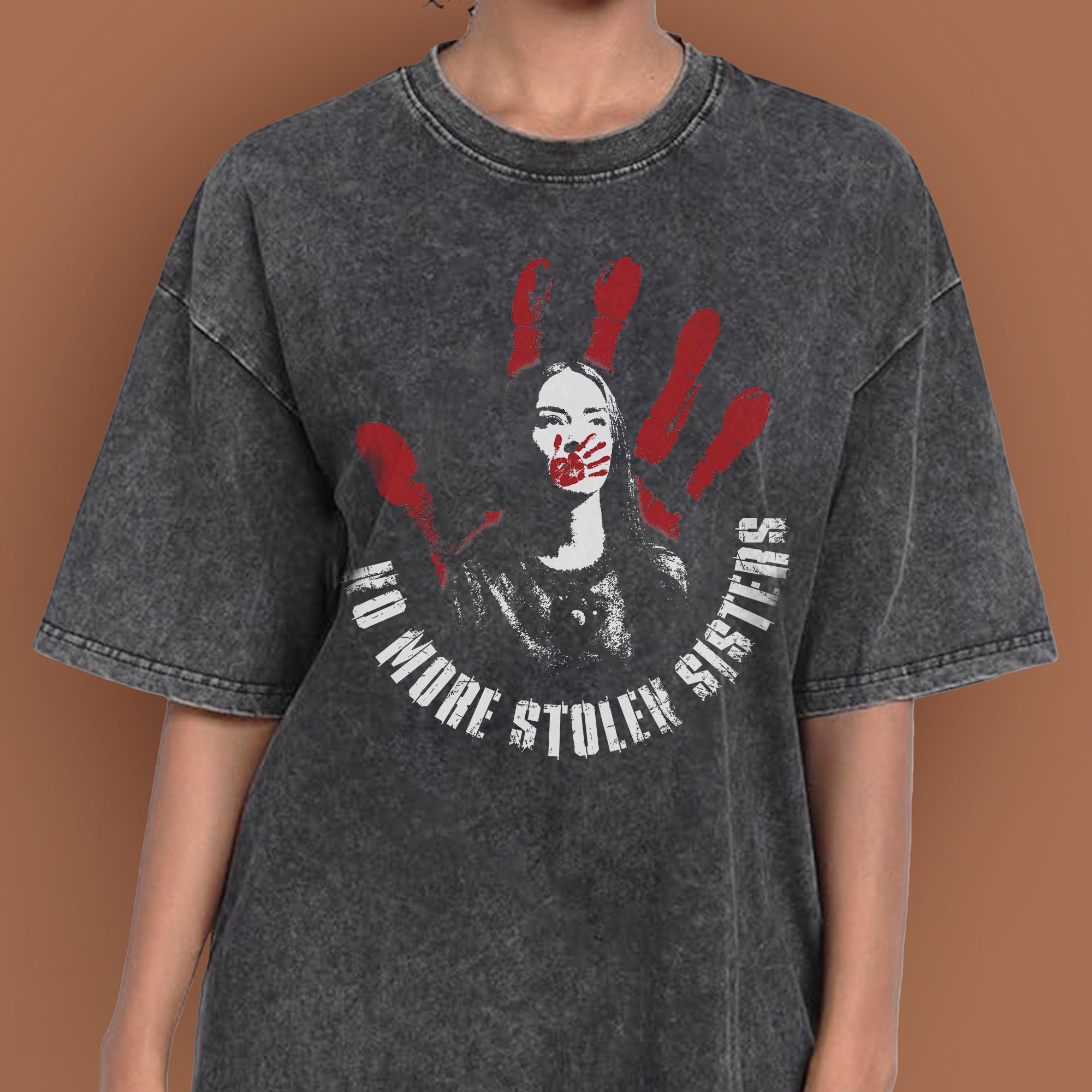 No More Stolen Sisters Unisex Mineral Washed T-Shirt
