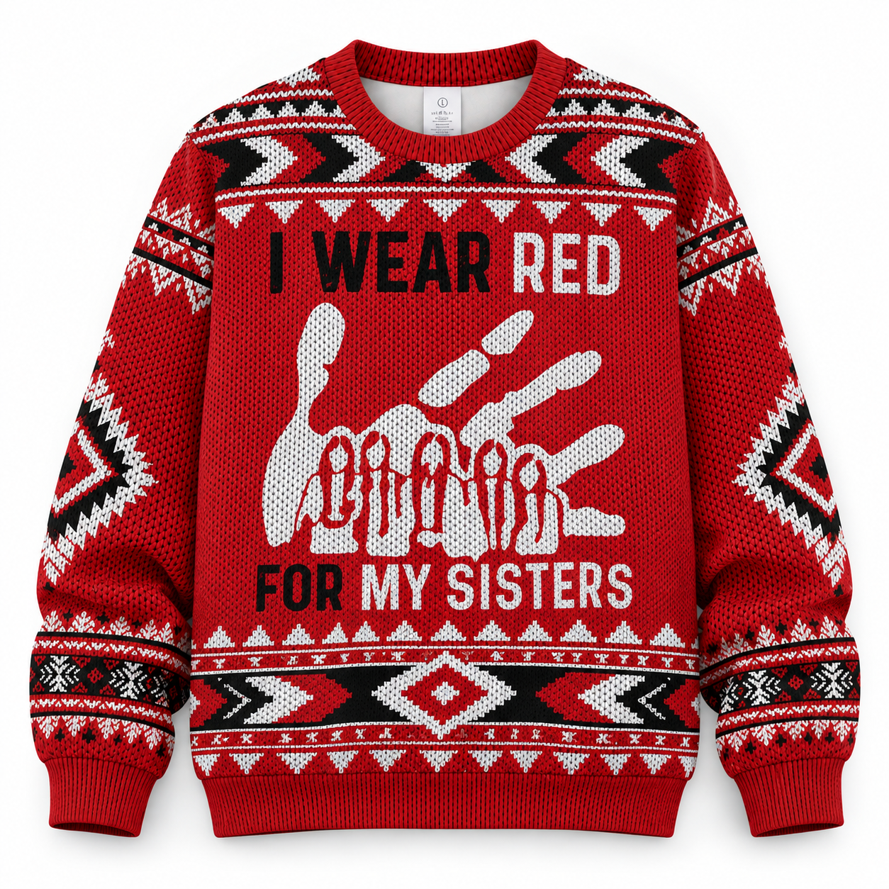 MMIW Awareness - No More Stolen Sisters Ugly Sweater Unisex