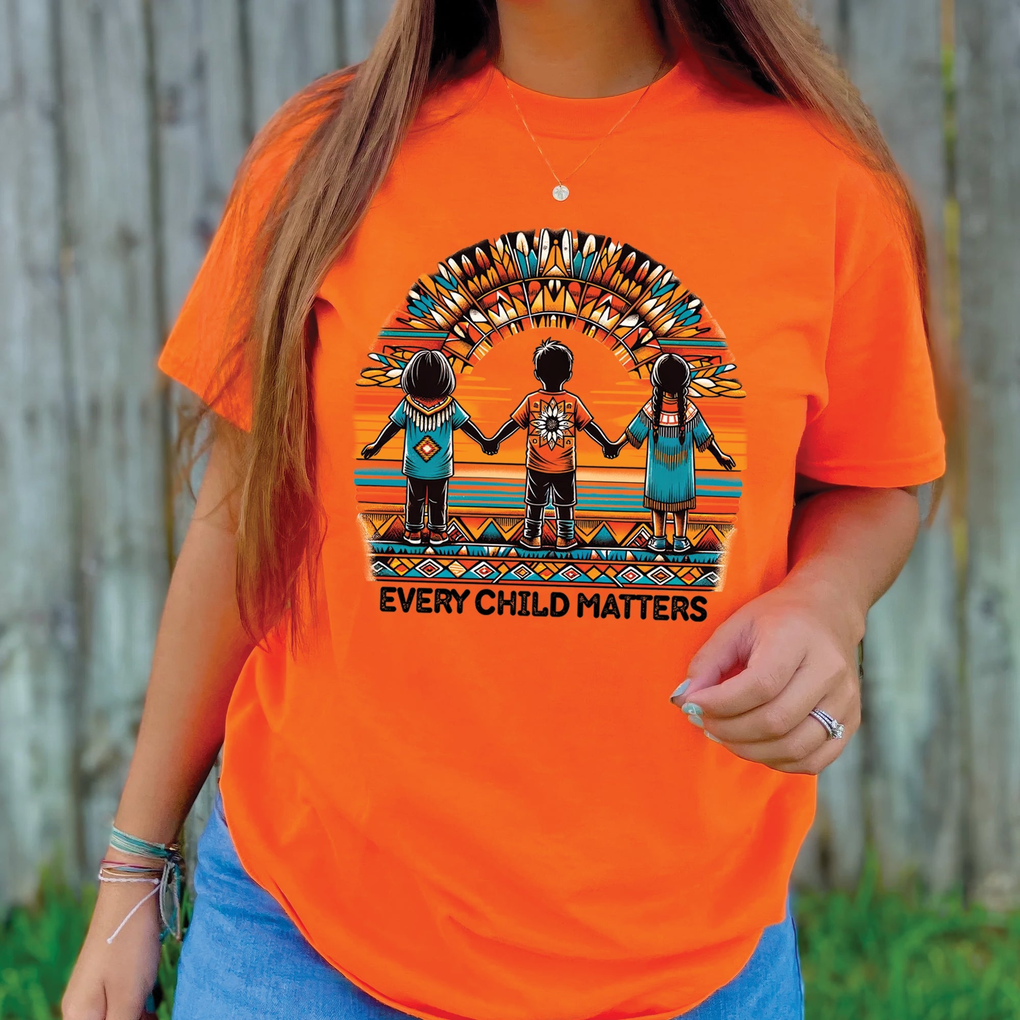 Truth and Reconciliation Every Child Matters Orange Shirt Day Native American Unisex T-shirt/Hoodie/Sweatshirt