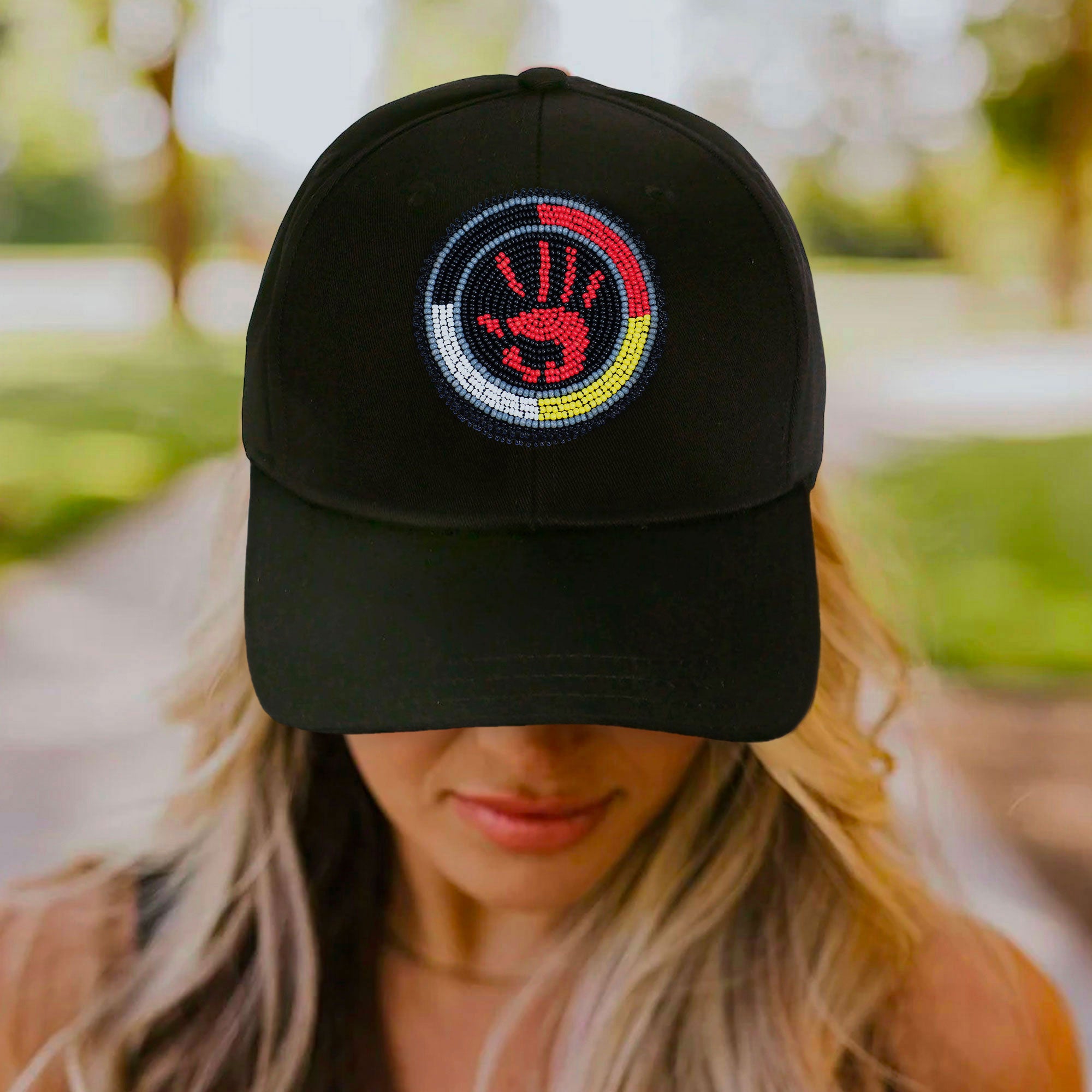 SALE 50% OFF - MMIW Baseball Cap With Patch Cotton Unisex Native American Style