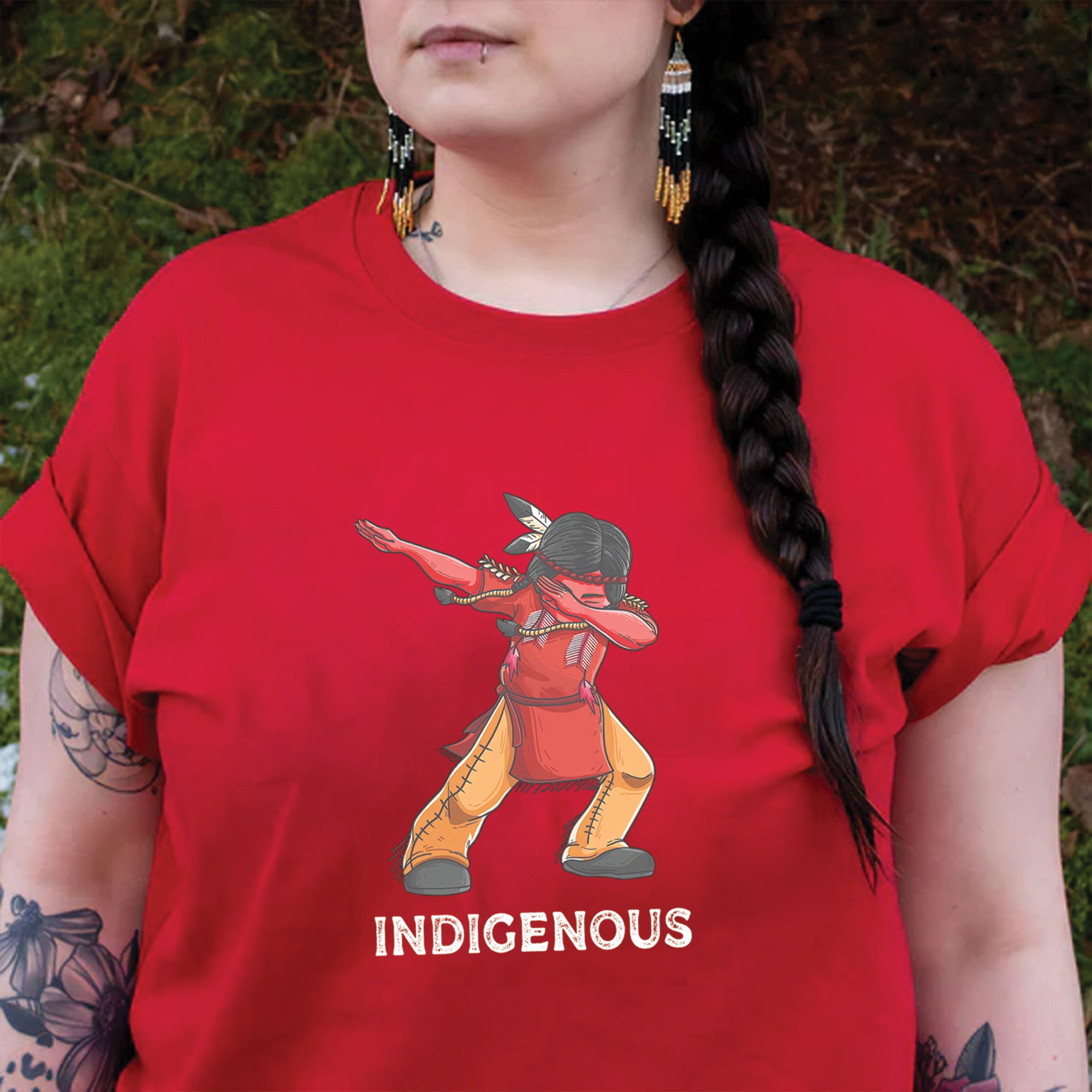 Indigenous Pride Dab Pose Unisex T-Shirt/T-Shirt V-Neck/Hoodie/Sweatshirt