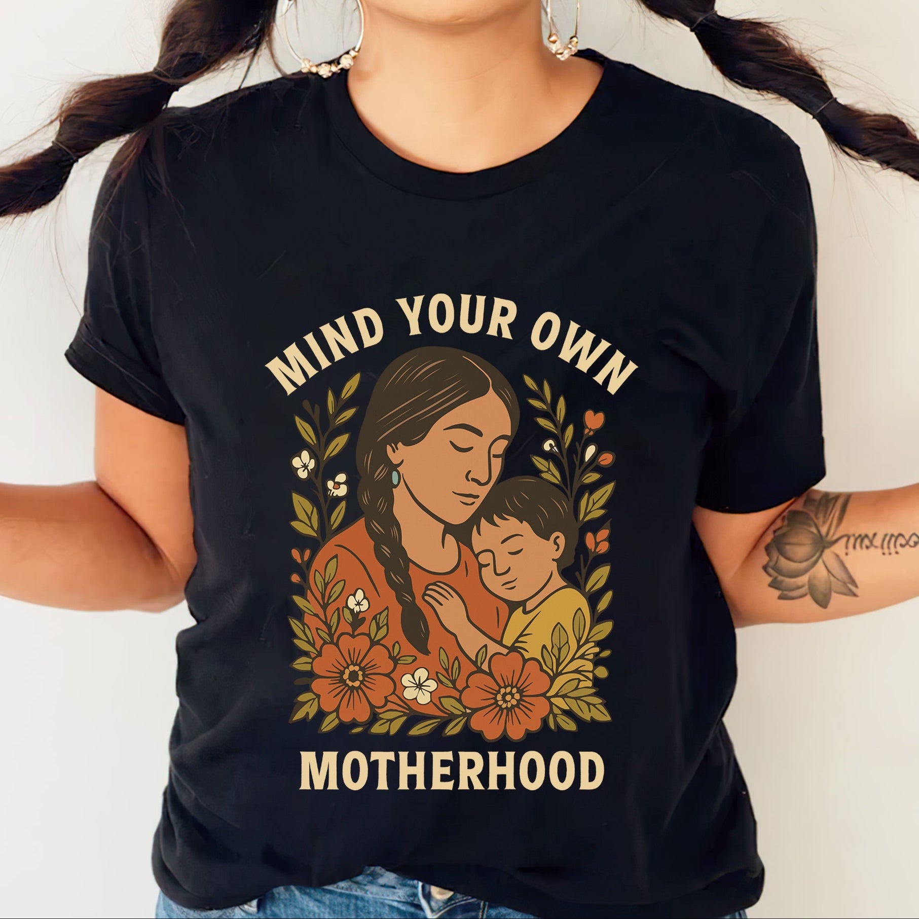Mind Your Own Motherhood - One Side Unisex Style 3 T-Shirt/T-Shirt V-Neck/Hoodie/Sweatshirt