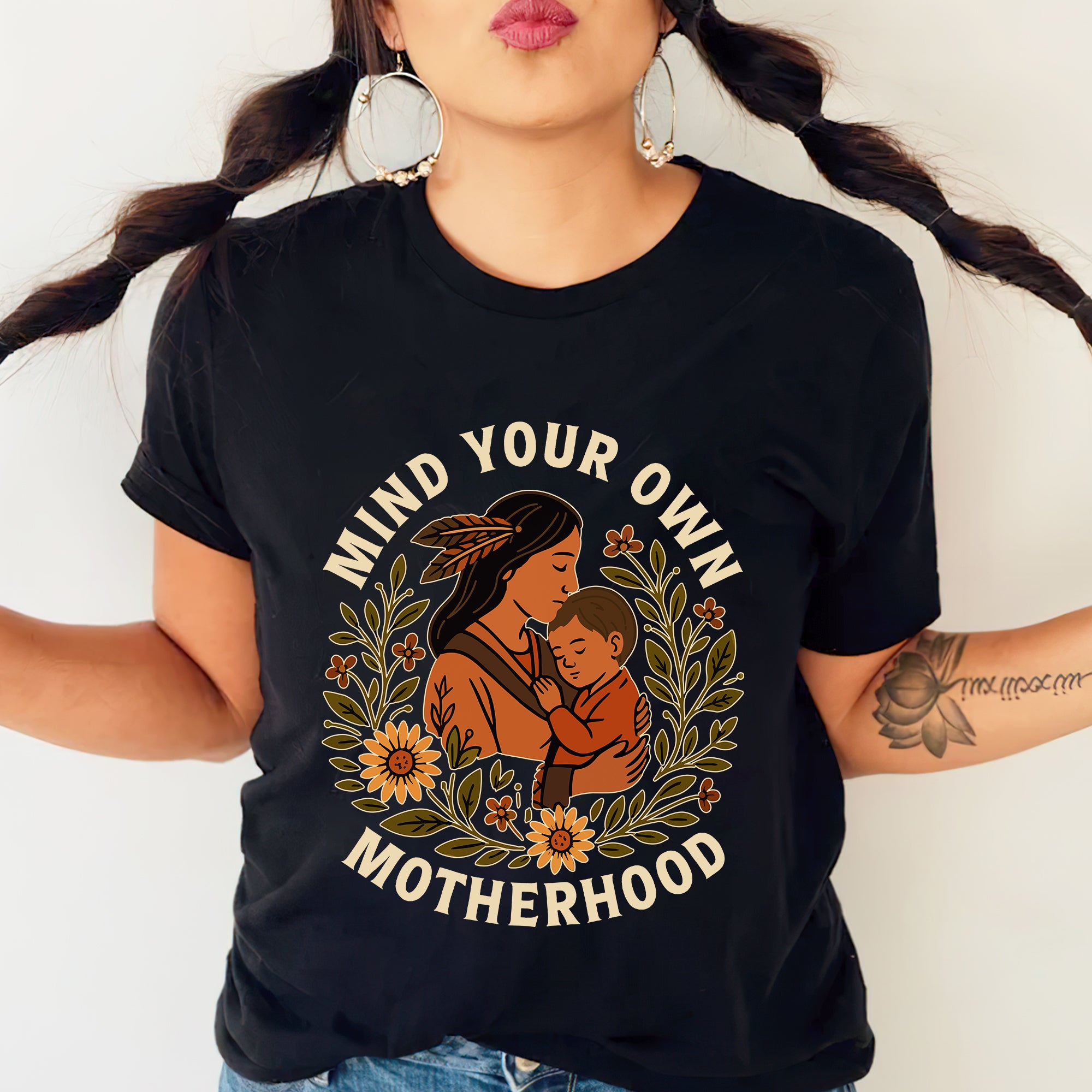 Mind Your Own Motherhood - One Side Unisex Style 6 T-Shirt/T-Shirt V-Neck/Hoodie/Sweatshirt