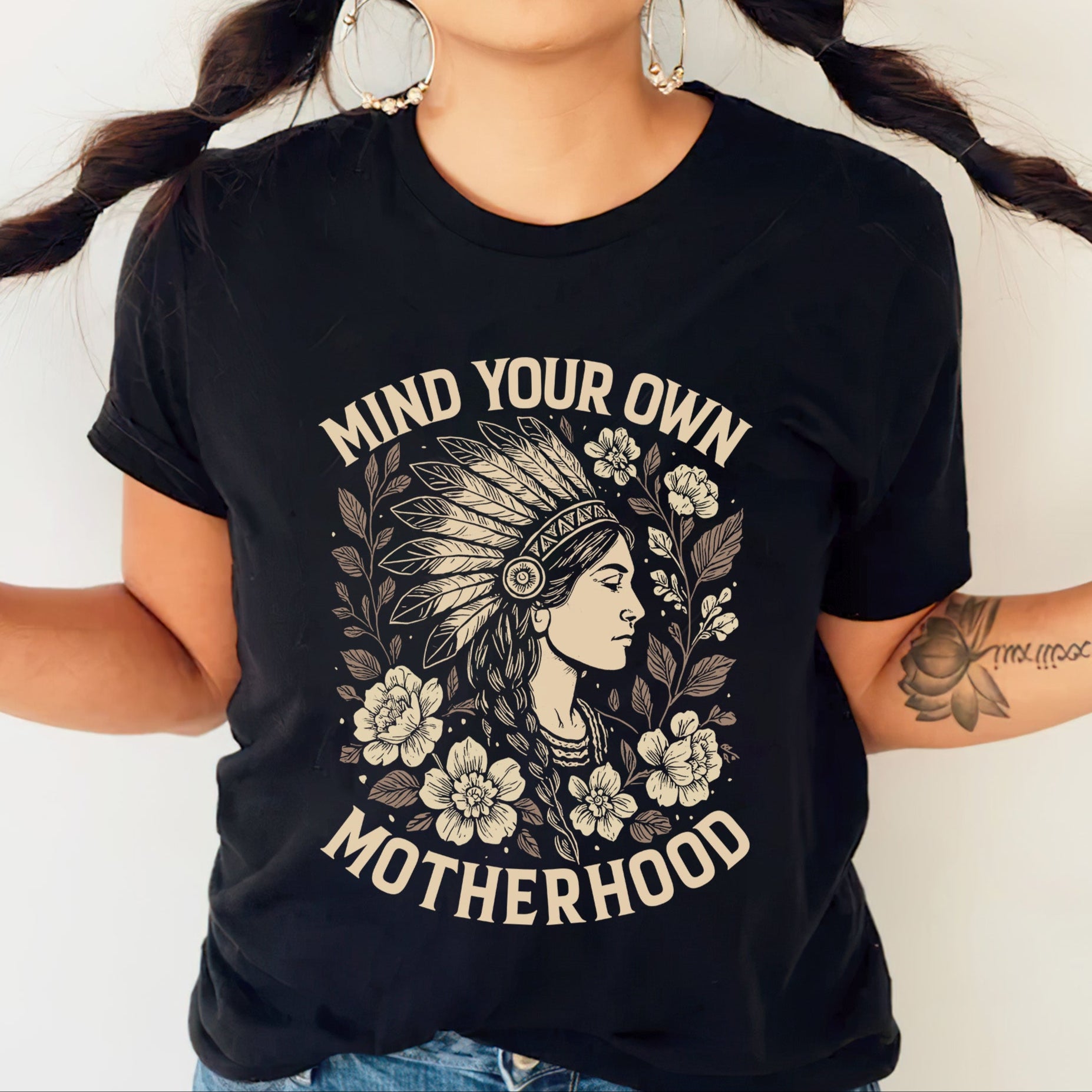 Mind Your Own Motherhood - One Side Unisex Style 4 T-Shirt/T-Shirt V-Neck/Hoodie/Sweatshirt
