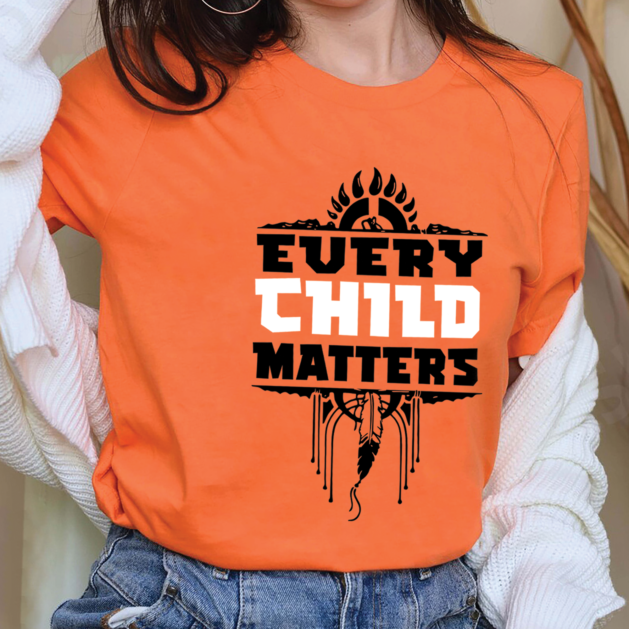Every Child Matters For Orange Shirt Day Unisex T-Shirt/Hoodie/Sweatshirt 160