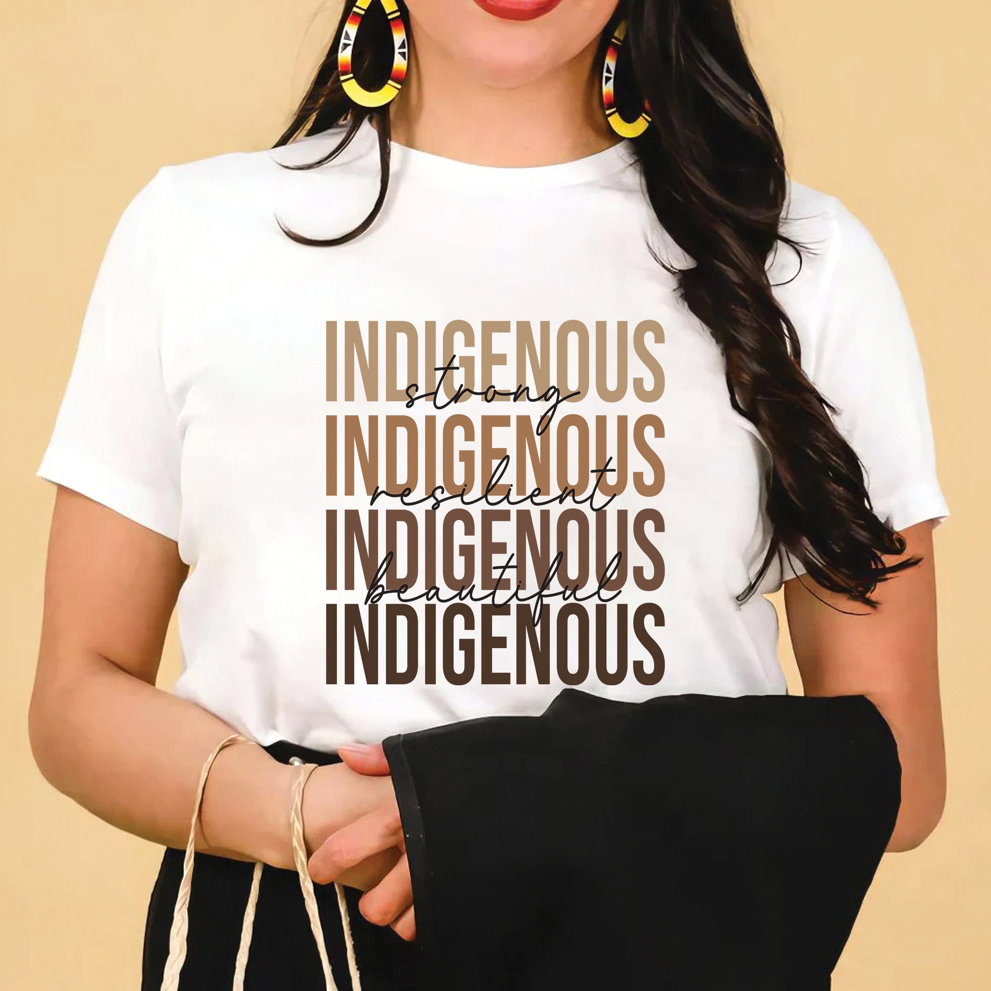 Strong Resilient Beautiful Indigenous Unisex T-Shirt/T-Shirt V-Neck/Hoodie/Sweatshirt