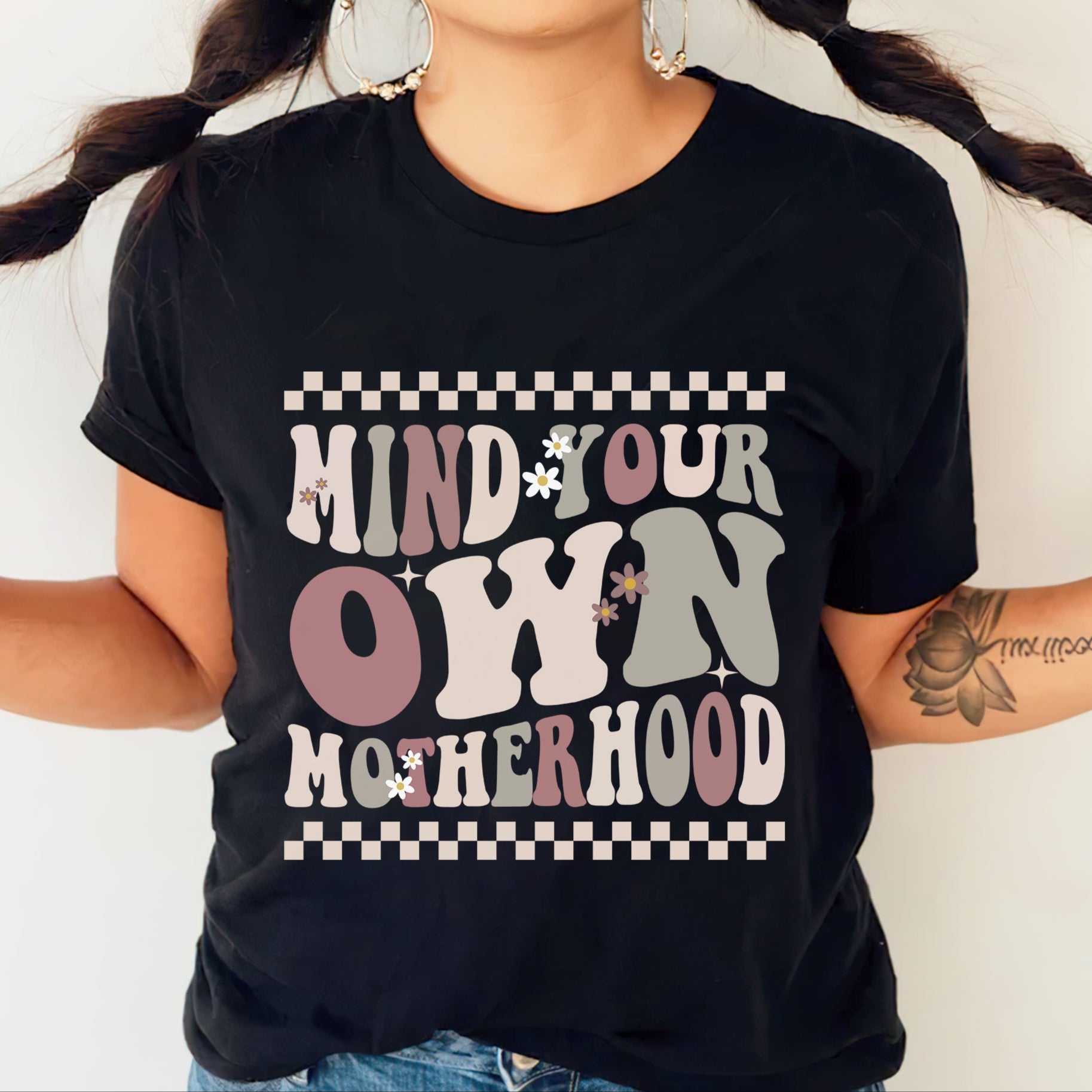 Mind Your Own Motherhood - One Side Unisex T-Shirt/T-Shirt V-Neck/Hoodie/Sweatshirt
