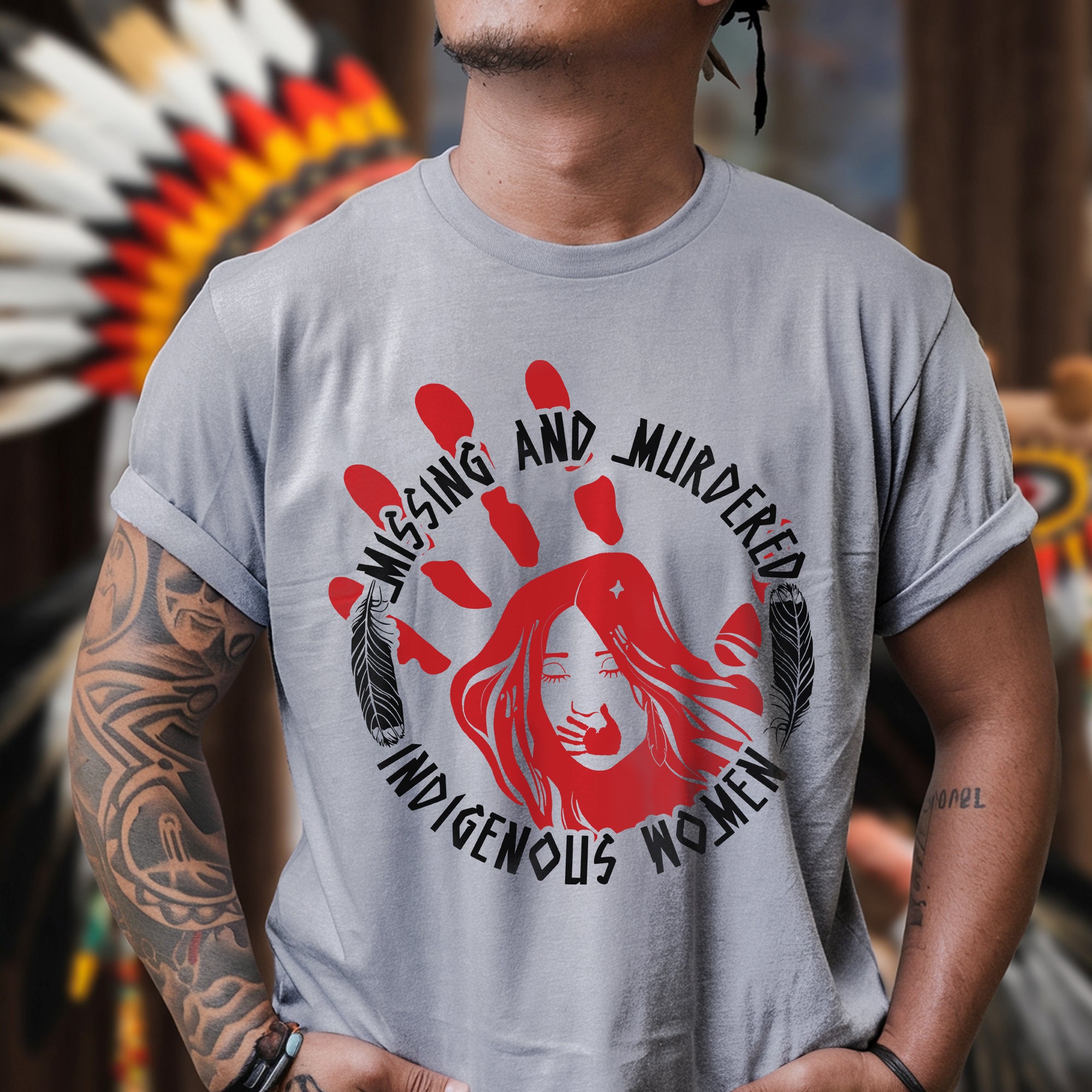 Missing and Murdered Indigenous Women WC22 - Unisex T-Shirt/T-Shirt V-Neck/Hoodie/Sweatshirt