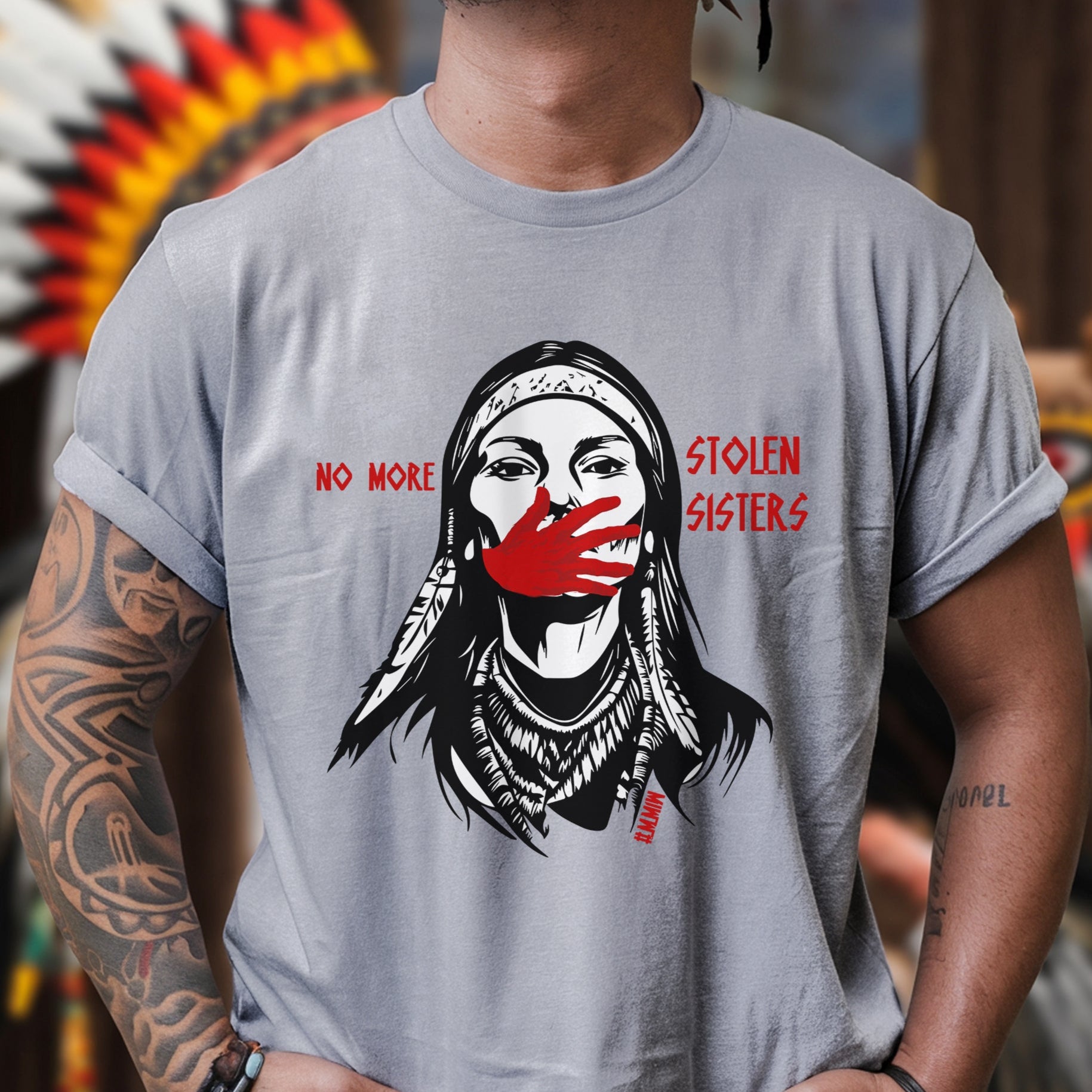 NO MORE STOLEN SISTERS - Unisex T-Shirt/T-Shirt V-Neck/Hoodie/Sweatshirt