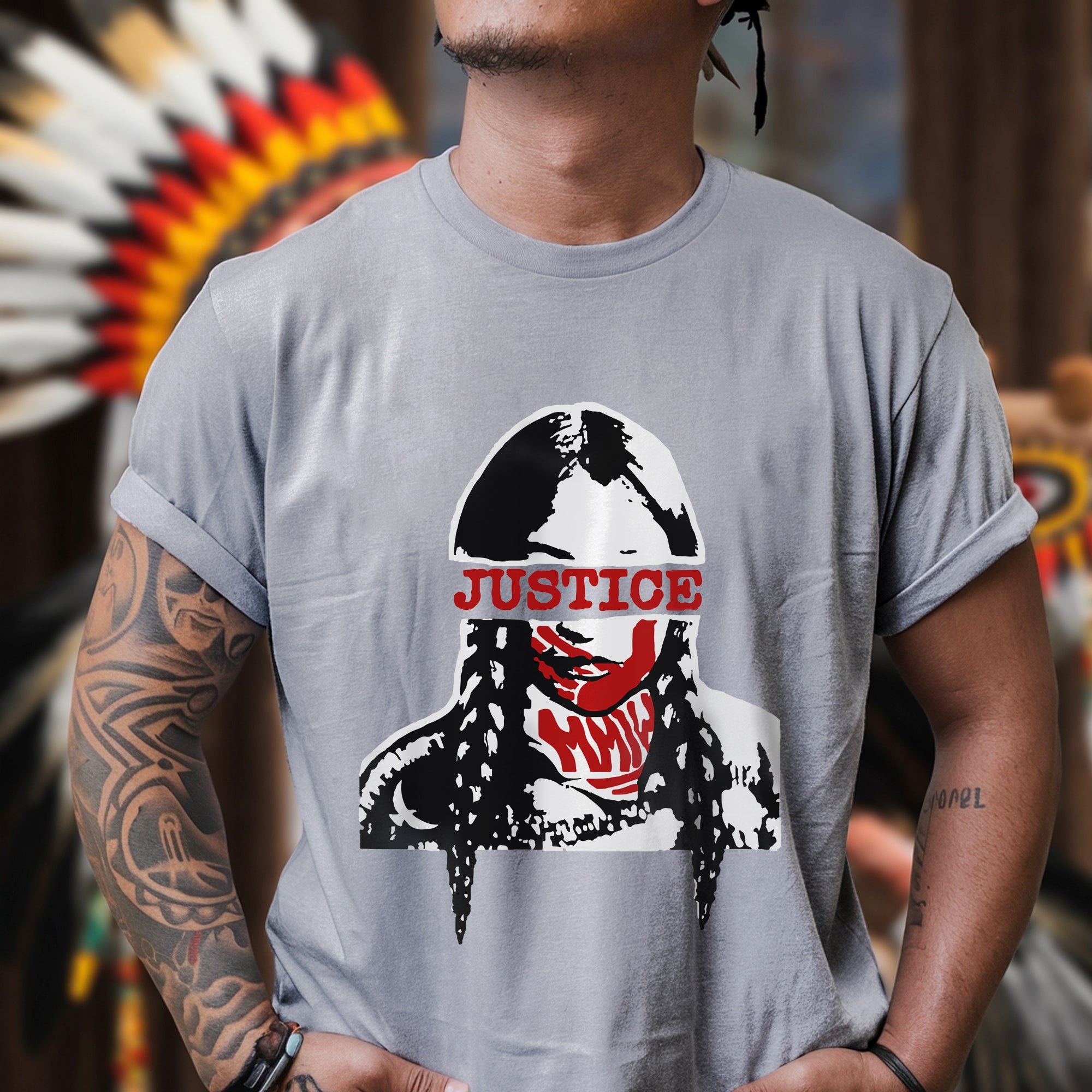 JUSTICE FOR MMIW - Unisex T-Shirt/T-Shirt V-Neck/Hoodie/Sweatshirt