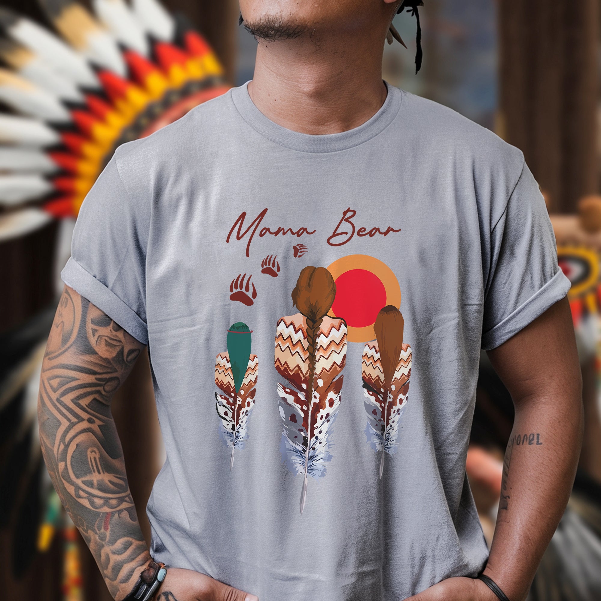 MAMA BEAR - Unisex T-Shirt/T-Shirt V-Neck/Hoodie/Sweatshirt