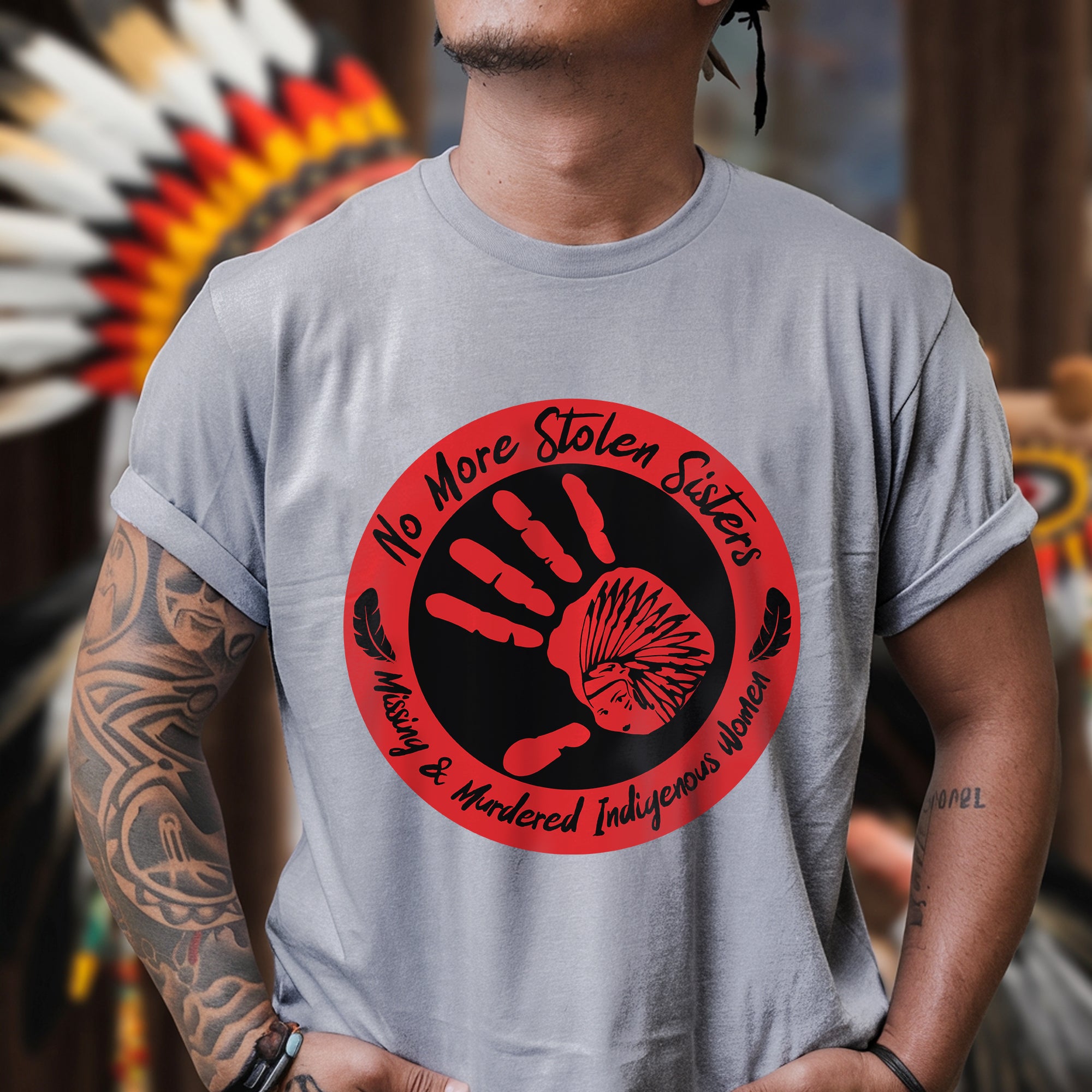 No More Stolen Sister - Missing and Murdered Indigenous Women WC26 - Unisex T-Shirt/T-Shirt V-Neck/Hoodie/Sweatshirt