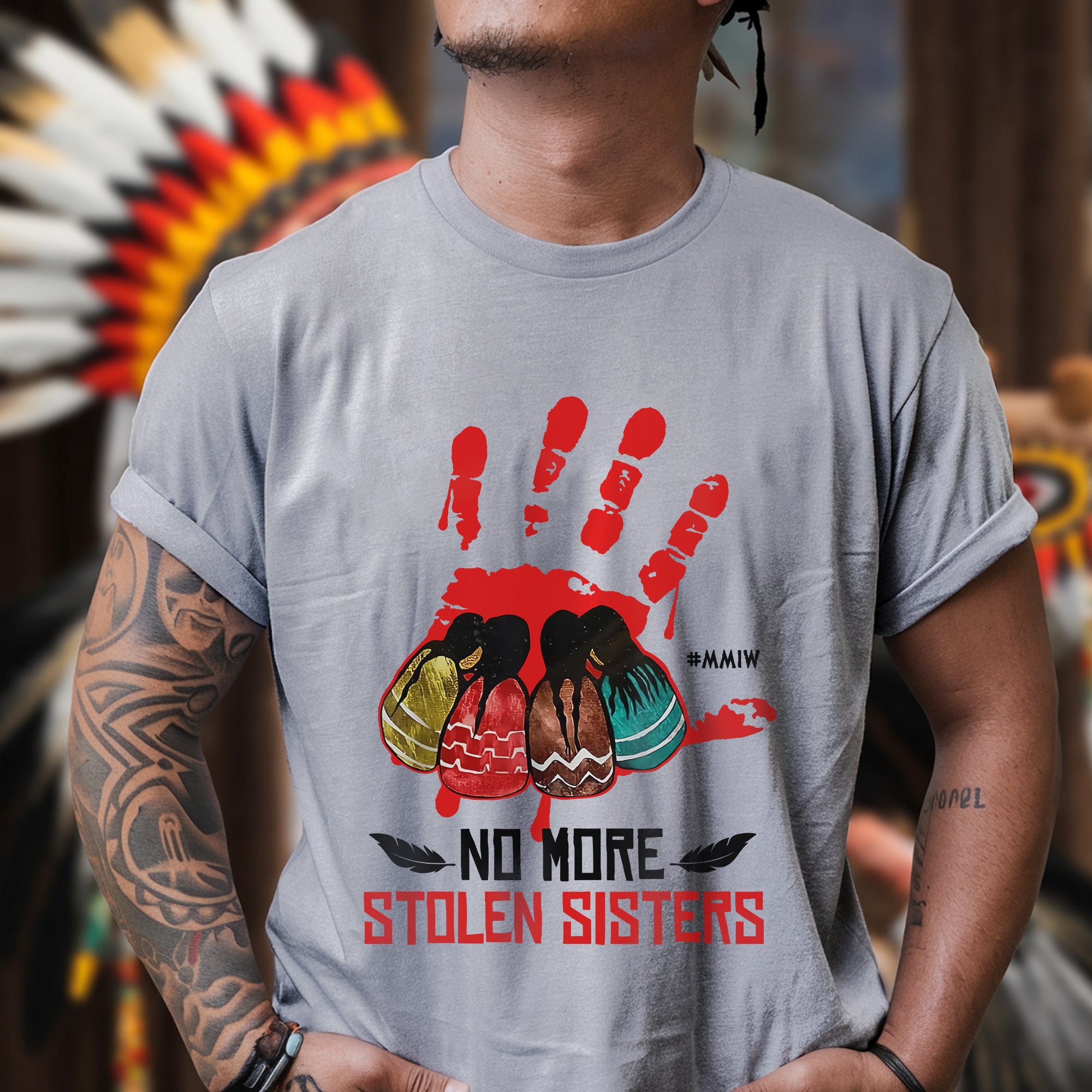 No More Stolen Sisters WC36 - Unisex T-Shirt/T-Shirt V-Neck/Hoodie/Sweatshirt