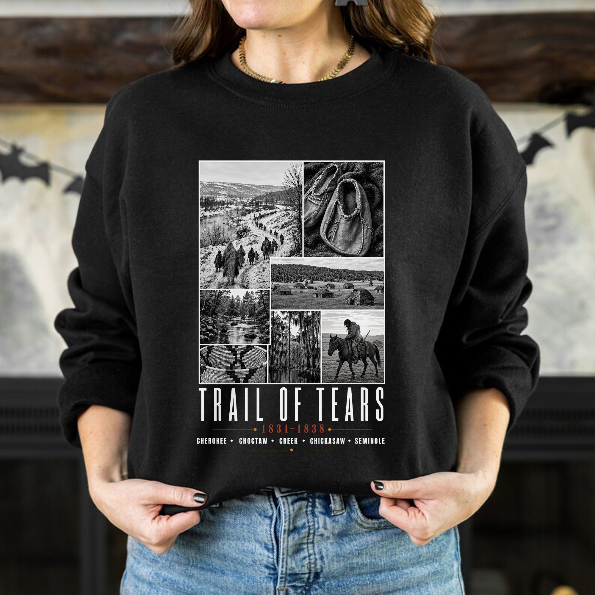 Trail of Tears Remembrance – Native American History & Heritage Unisex T-shirt/T-shirt V-neck/Hoodie/Sweatshirt