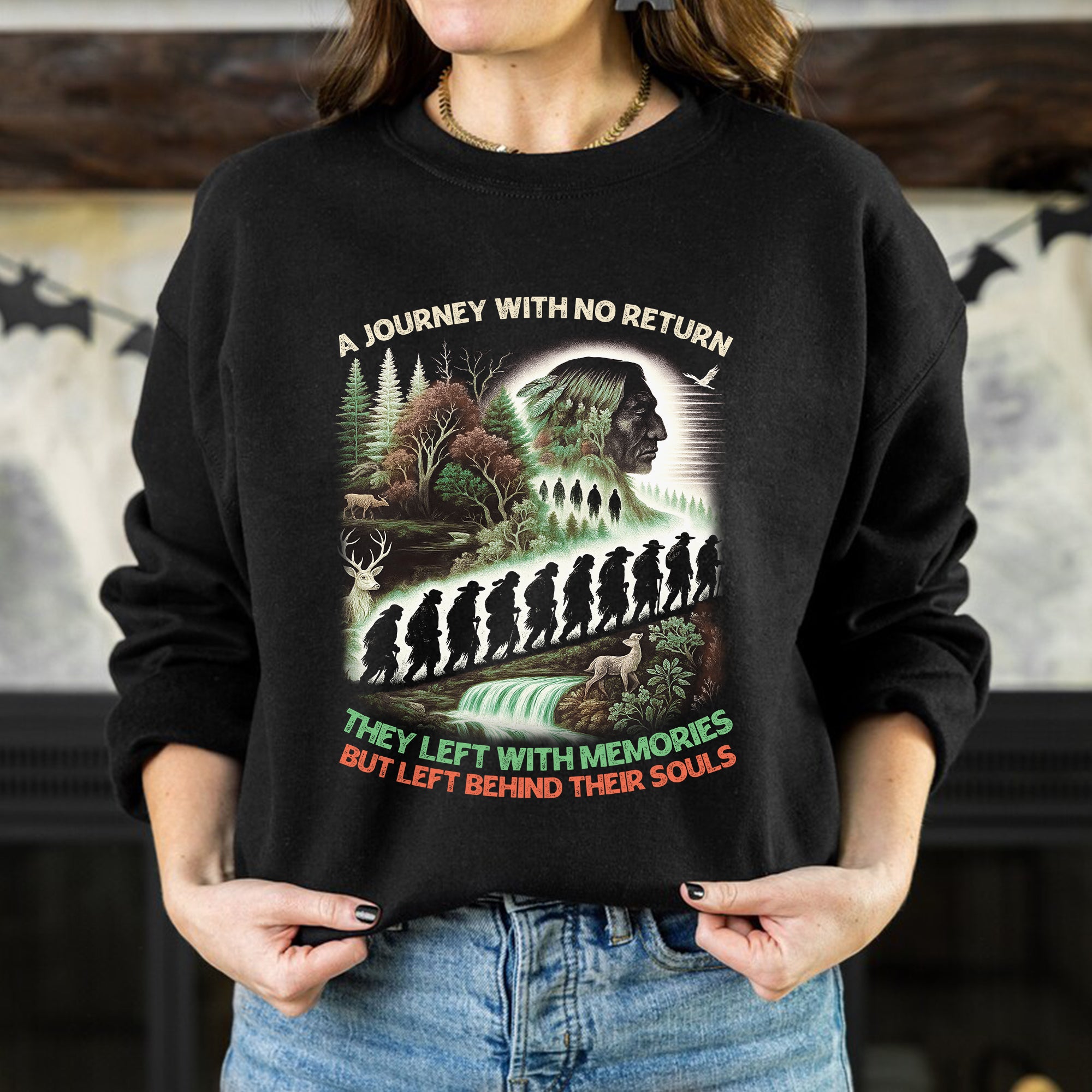 A Journey with No Return - Native Spirit Memorial - Unisex T-Shirt/T-Shirt V-Neck/Hoodie/Sweatshirt