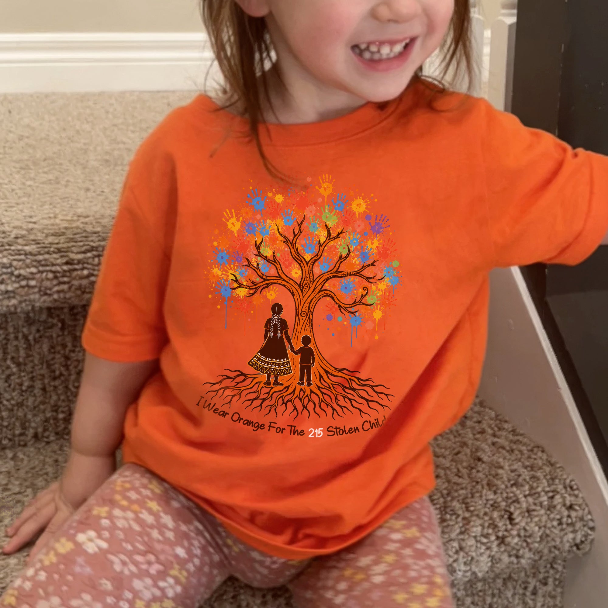 Remember the 215 Orange Shirt – Every Child Matters Indigenous Memorial Unisex T-shirt/Hoodie/Sweatshirt