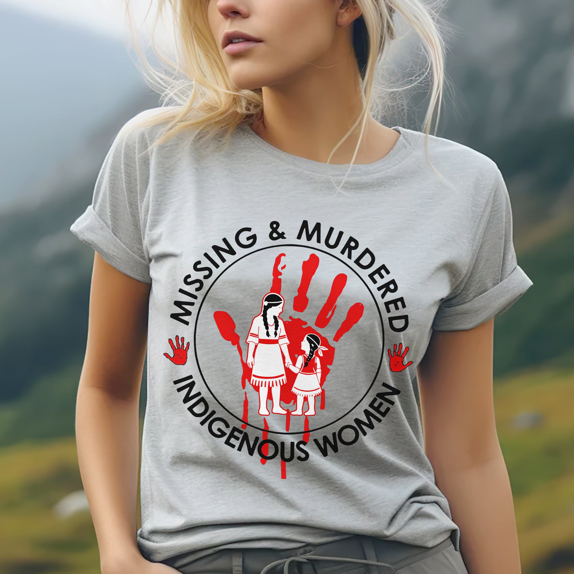 Missing and Murdered Indigenous Women Unisex T-shirt/T-shirt V-Neck/Hoodie/Sweatshirt - N335