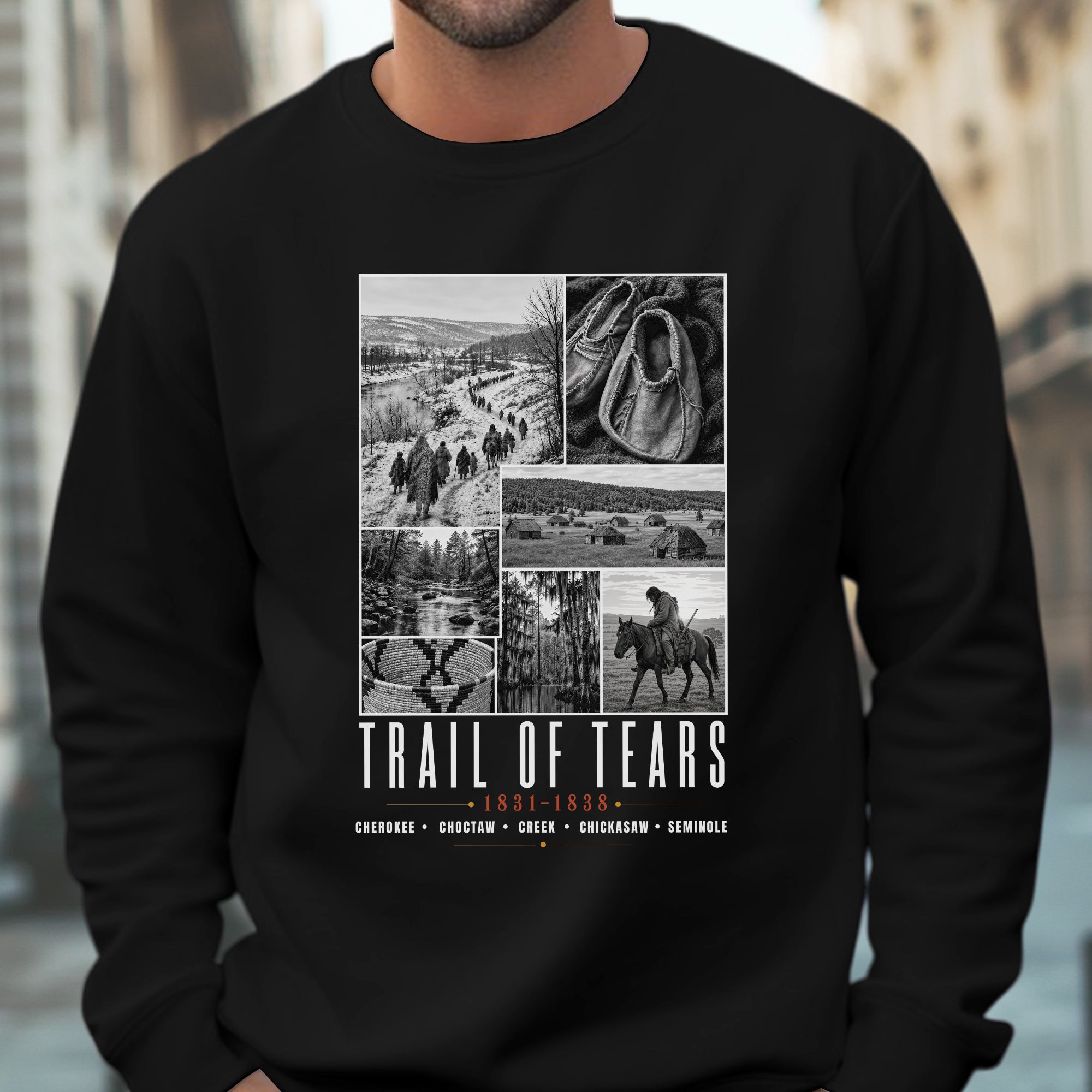 Trail of Tears Remembrance – Native American History & Heritage Unisex T-shirt/T-shirt V-neck/Hoodie/Sweatshirt