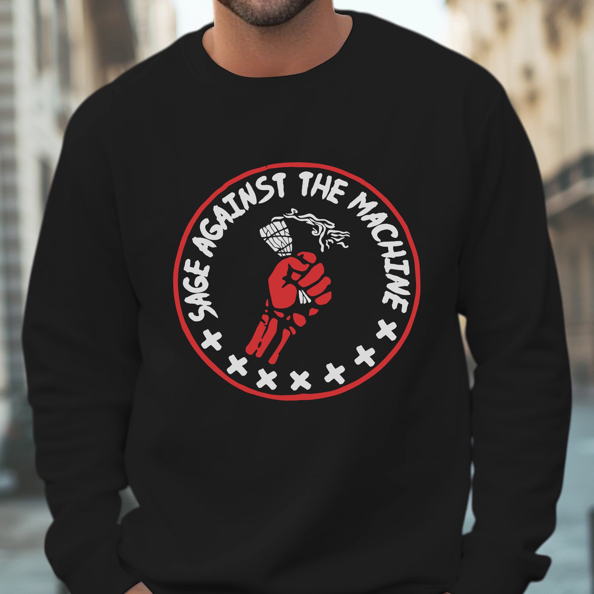 Sage Against The Machine Spiritual Power and Resistance Unisex T-shirt/T-shirt V-Neck/Hoodie/Sweatshirt 357