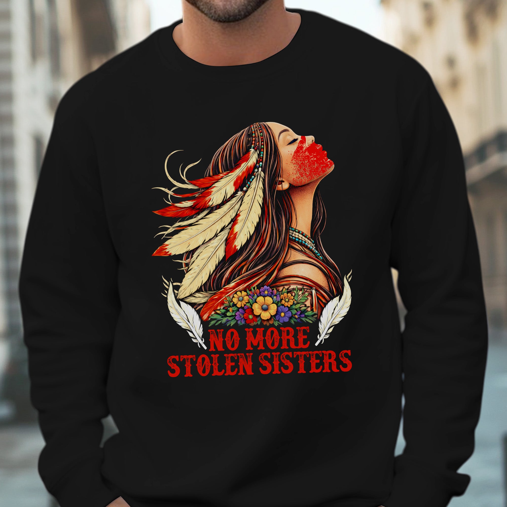 No More Stolen Sisters Native American Women’s Unisex T-shirt/T-shirt V-Neck/Hoodie/Sweatshirt