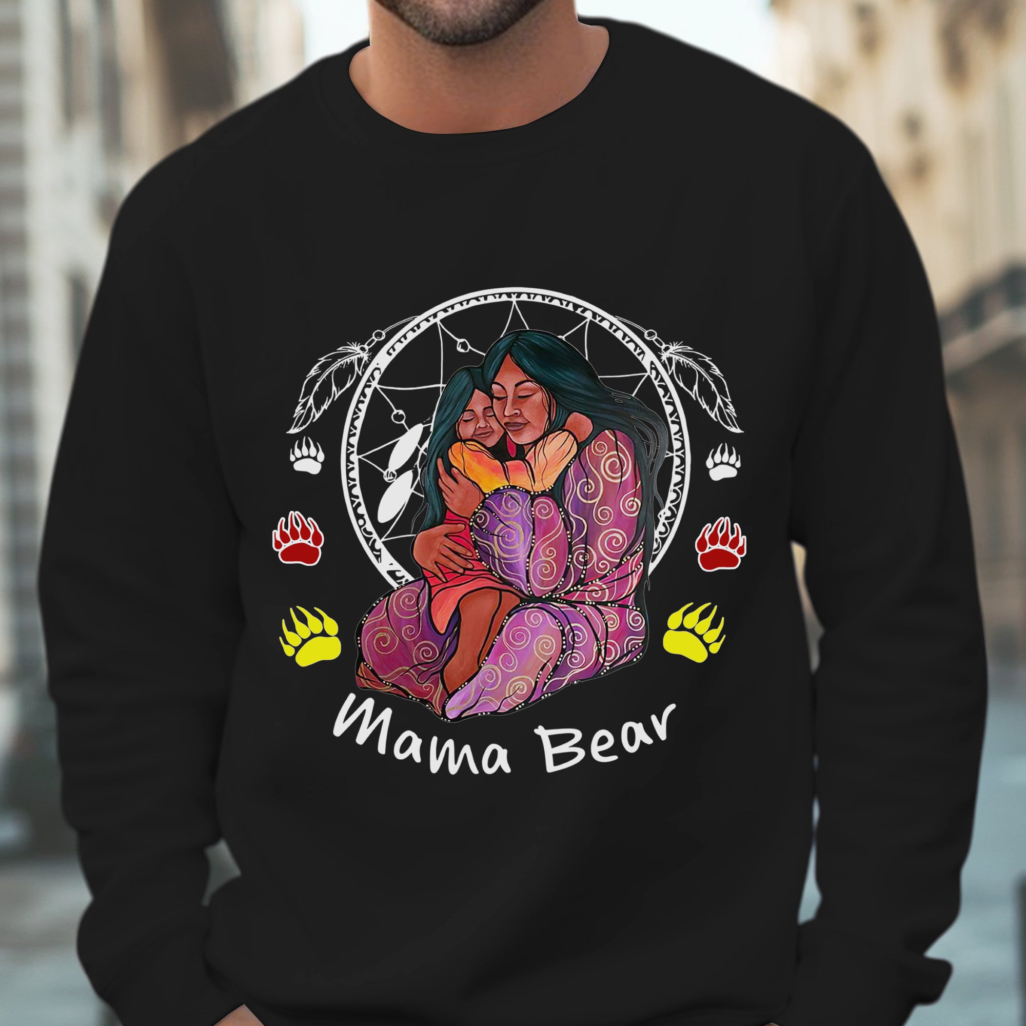 Mama Bear – Embracing Love and Strength Tee Unisex T-Shirt/T-Shirt V-Neck/Hoodie/Sweatshirt