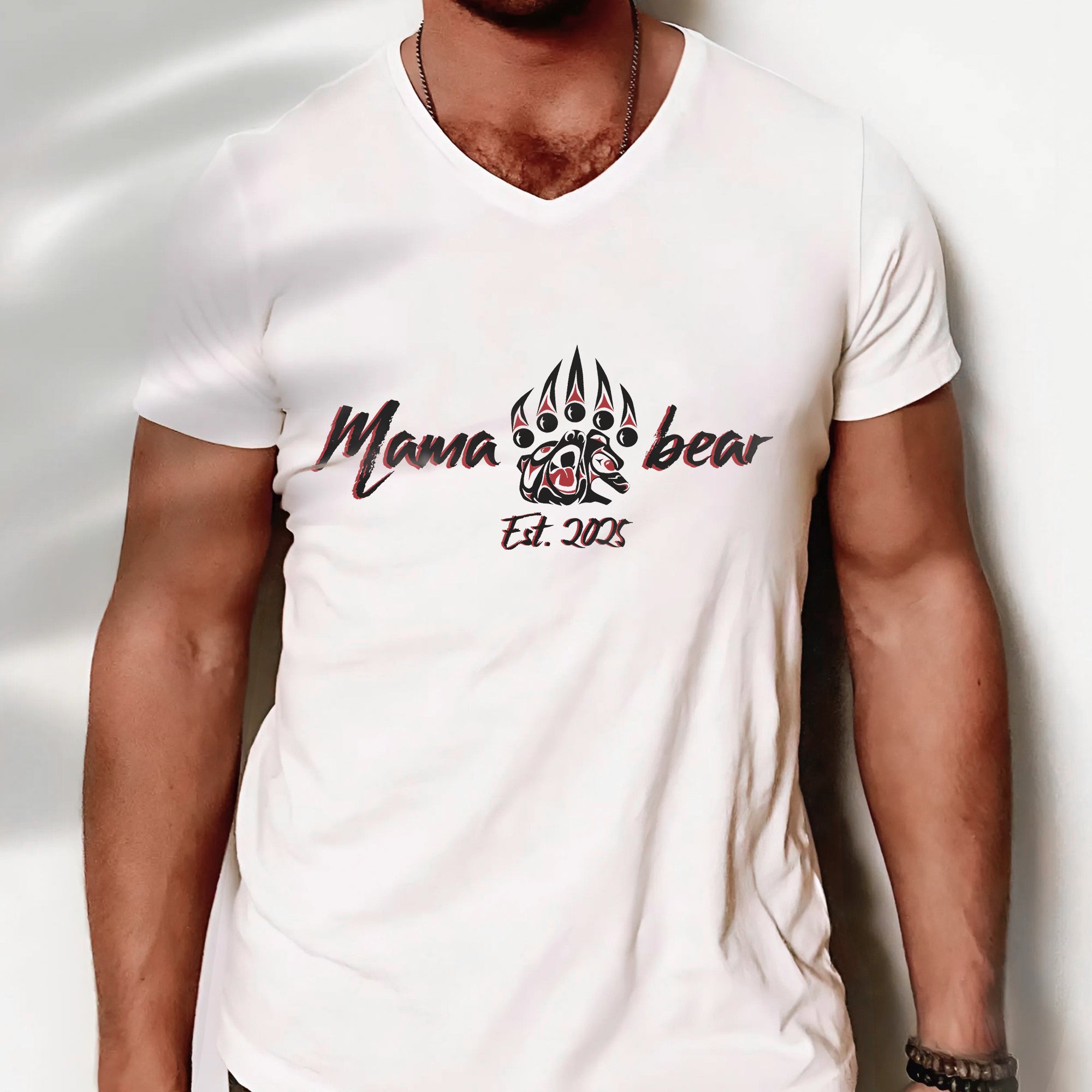 Mama Bear – Established 2005 Claw Design Tee Unisex T-Shirt/T-Shirt V-Neck/Hoodie/Sweatshirt