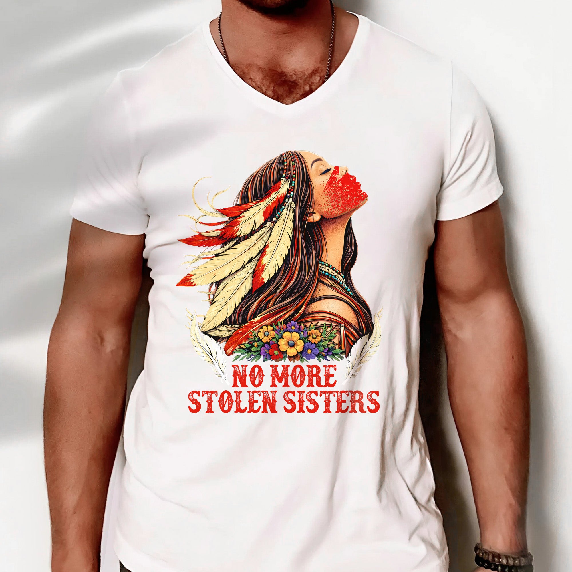 No More Stolen Sisters Native American Women’s Unisex T-shirt/T-shirt V-Neck/Hoodie/Sweatshirt