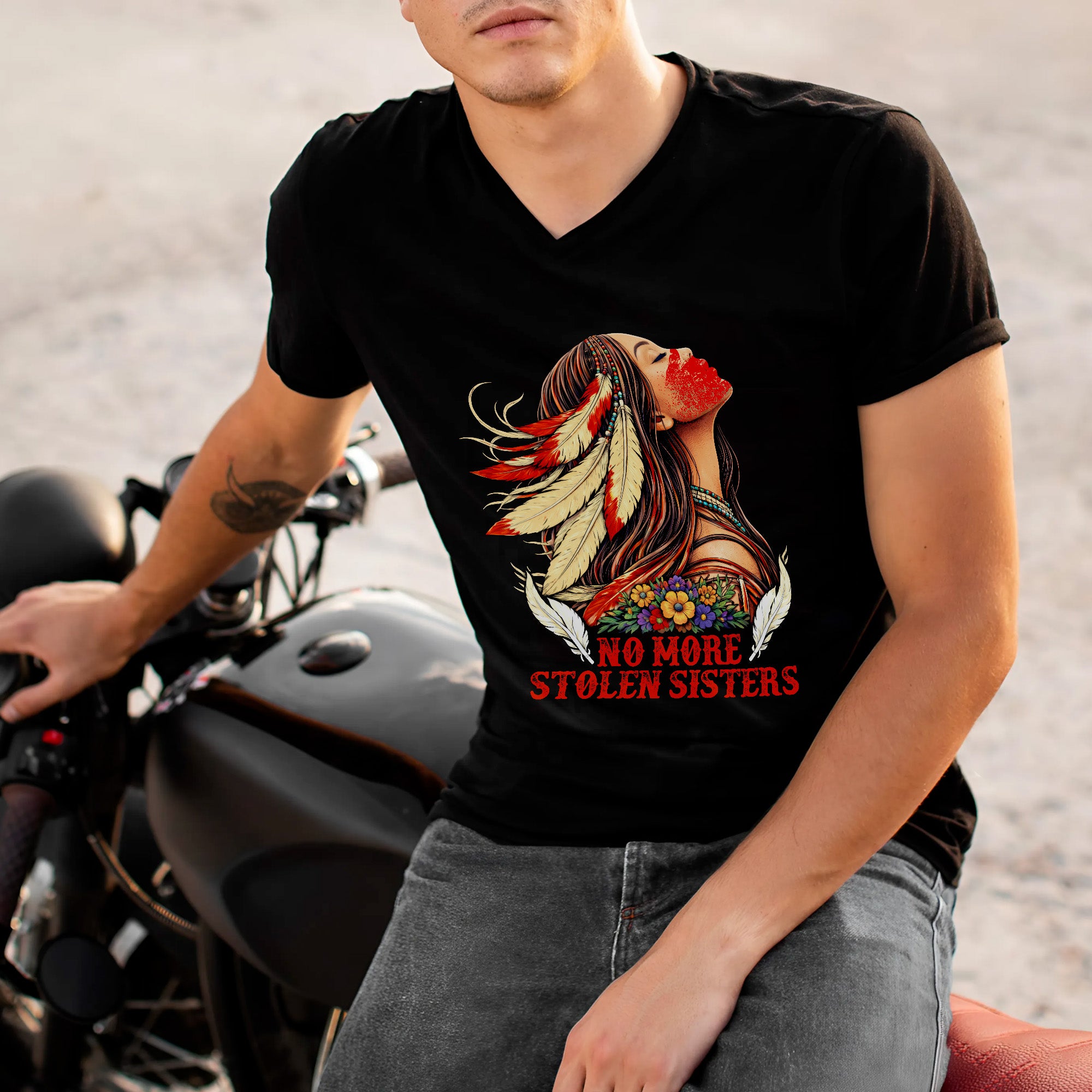 No More Stolen Sisters Native American Women’s Unisex T-shirt/T-shirt V-Neck/Hoodie/Sweatshirt