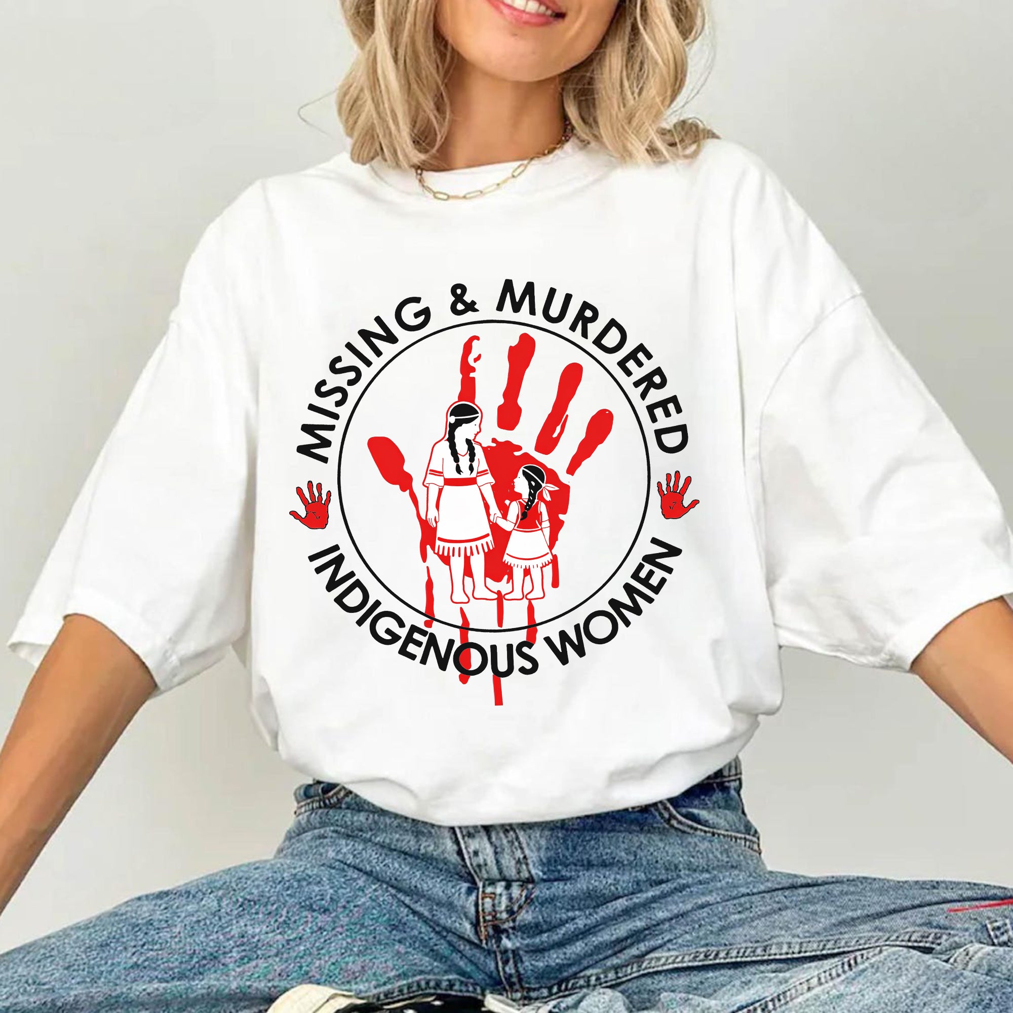 Missing and Murdered Indigenous Women Unisex T-shirt/T-shirt V-Neck/Hoodie/Sweatshirt - N335