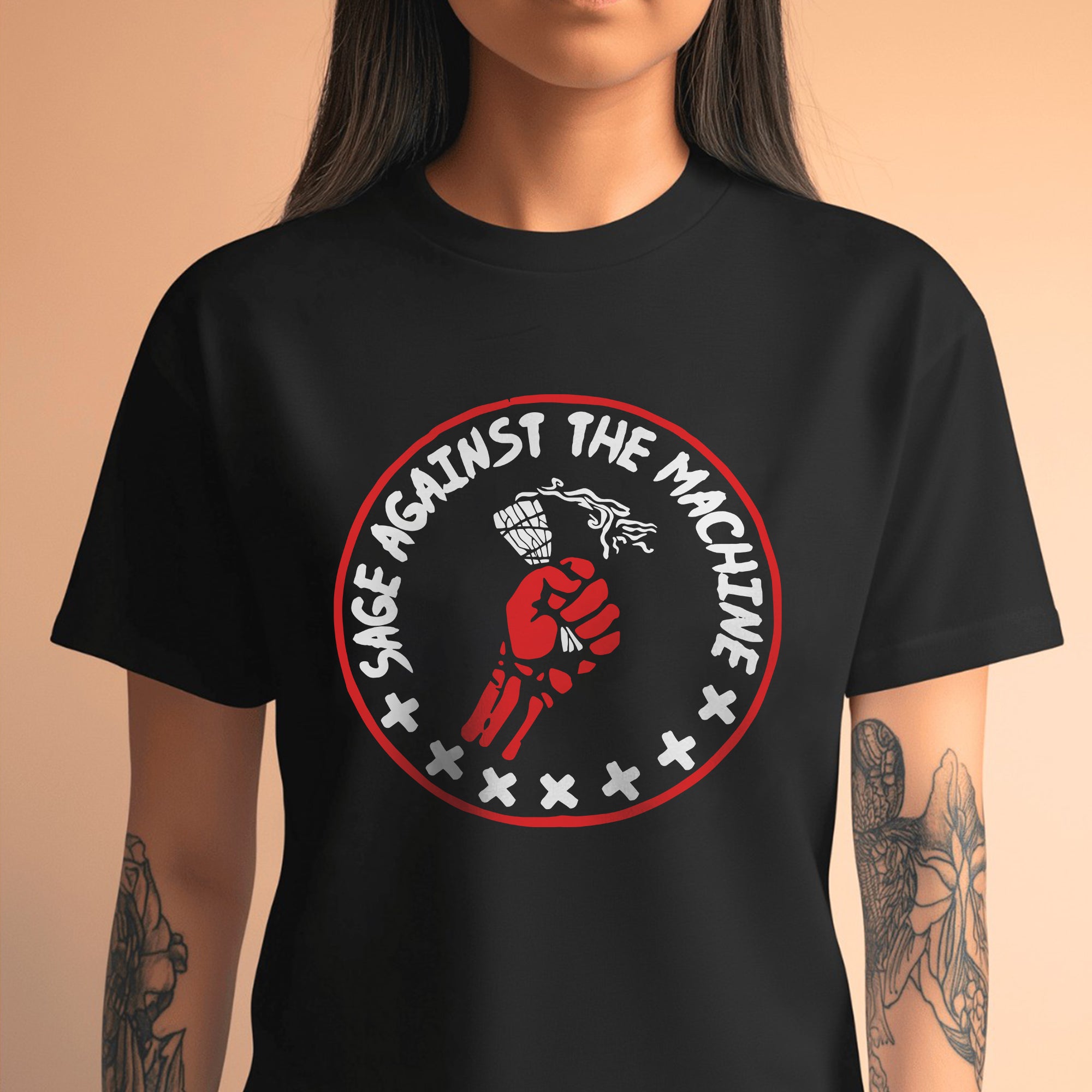 Sage Against The Machine Spiritual Power and Resistance Unisex T-shirt/T-shirt V-Neck/Hoodie/Sweatshirt 357
