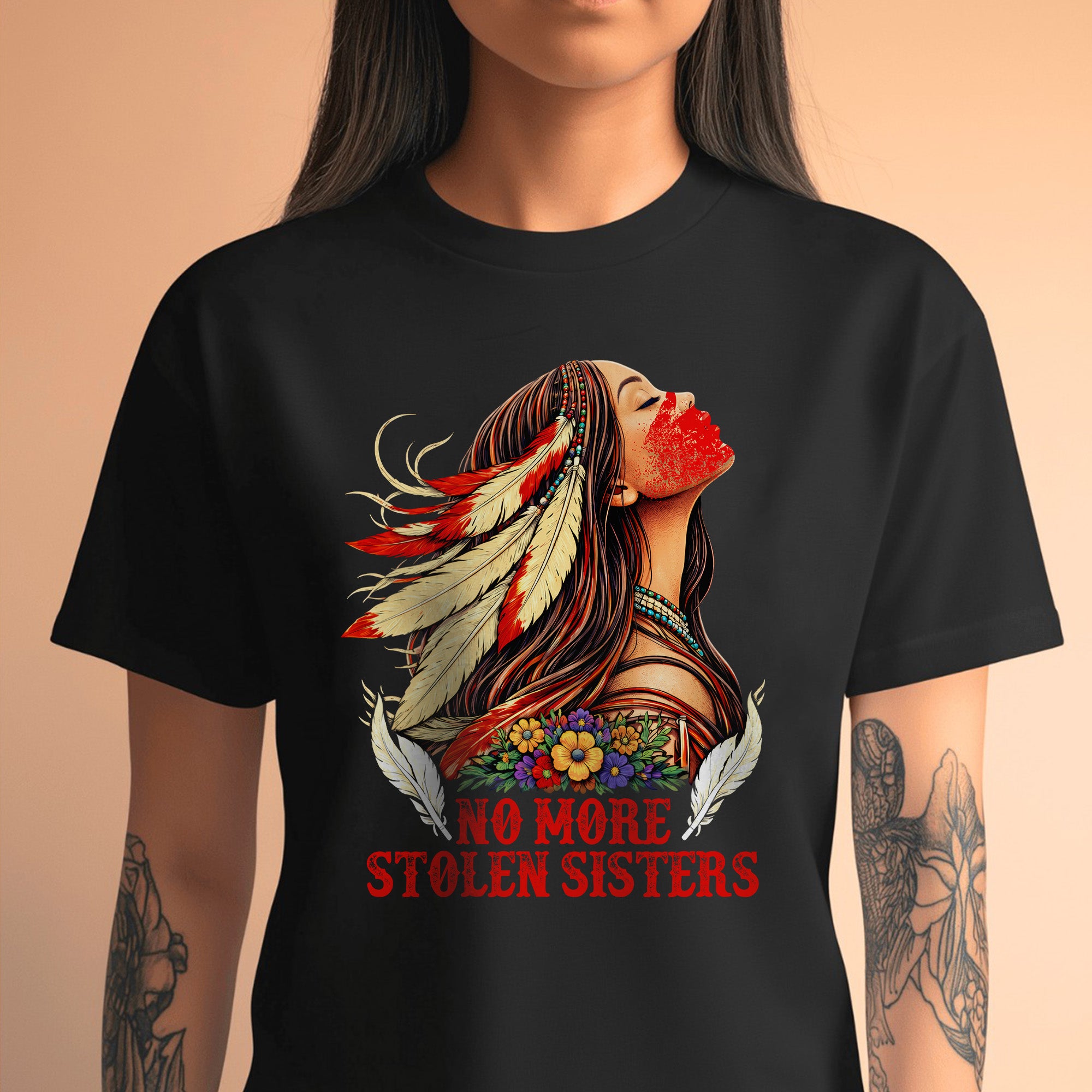 No More Stolen Sisters Native American Women’s Unisex T-shirt/T-shirt V-Neck/Hoodie/Sweatshirt
