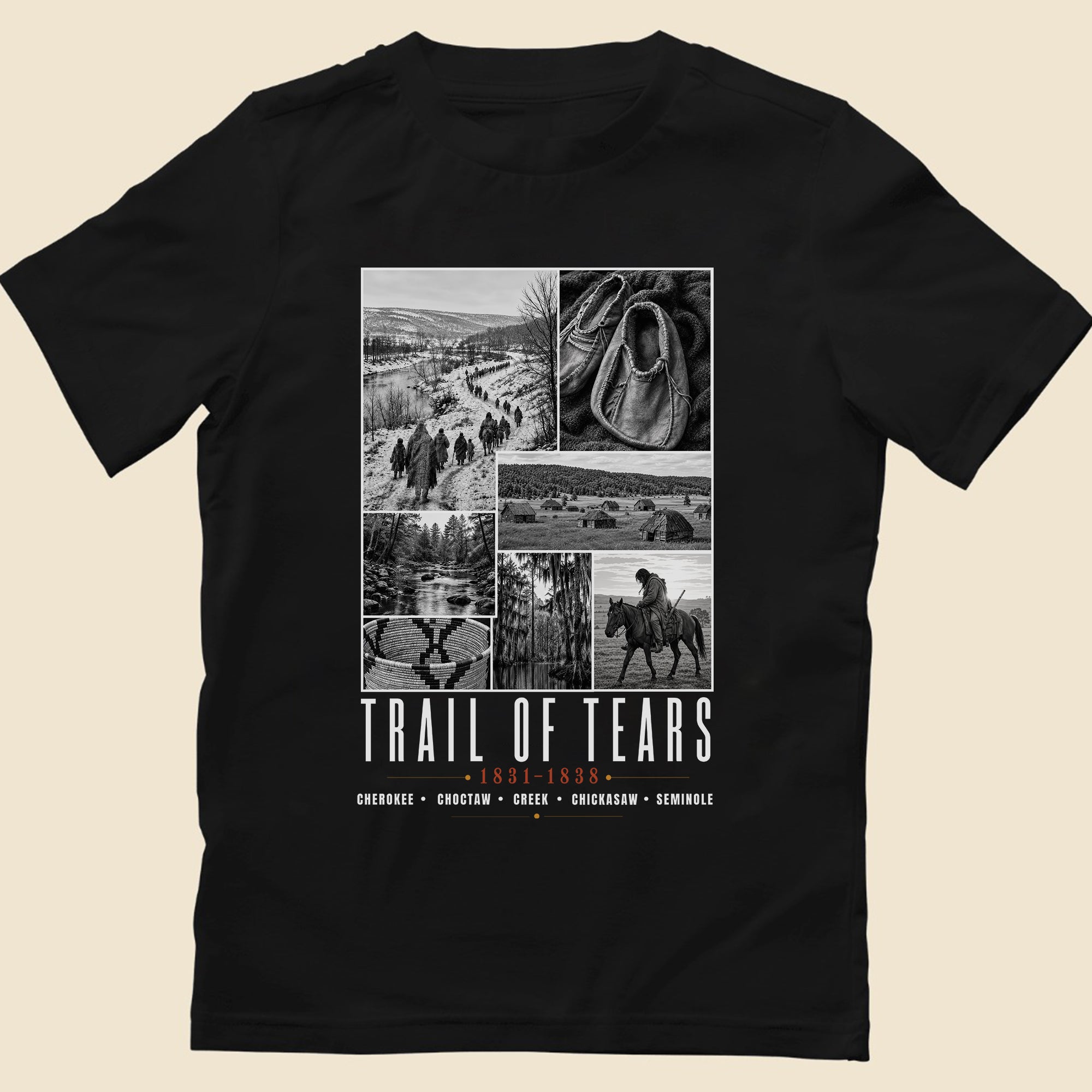 Trail of Tears Remembrance – Native American History & Heritage Unisex T-shirt/T-shirt V-neck/Hoodie/Sweatshirt