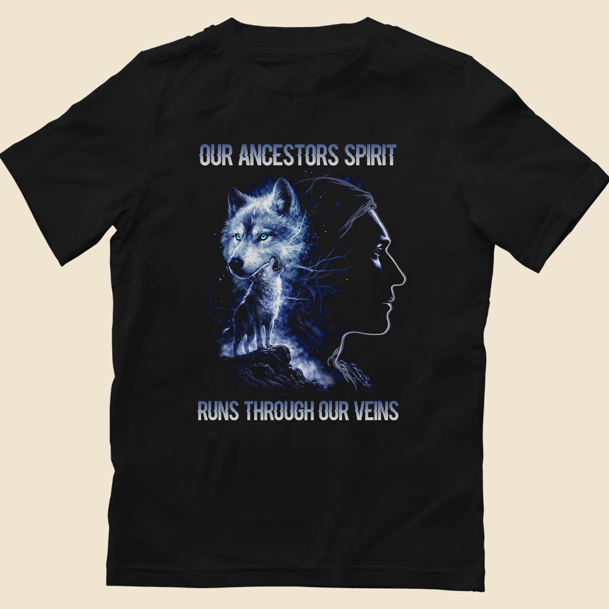Our Ancestors Spirit Run Through Our Veins Unisex T-shirt/T-shirt V-Neck/Hoodie/Sweatshirt