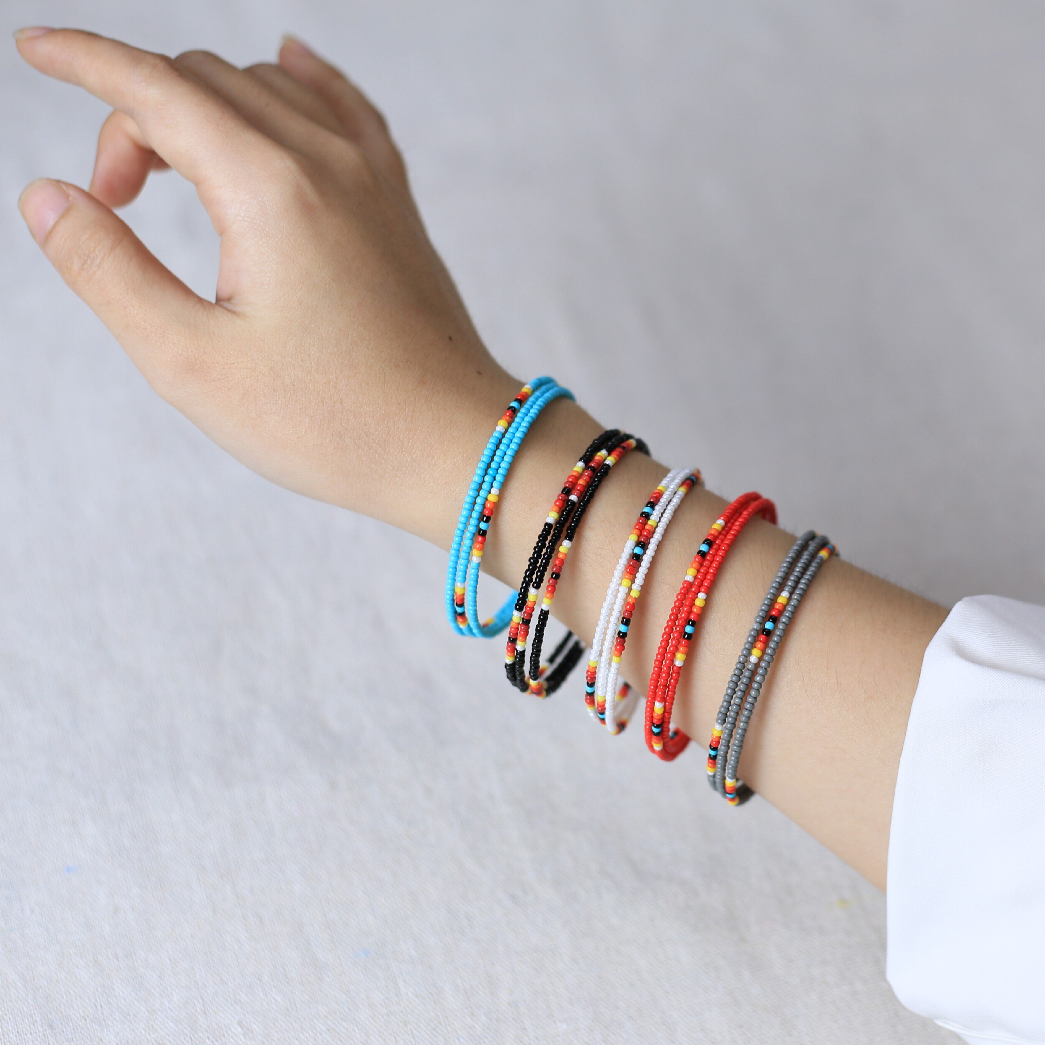 Elite Black Dusk Bejeweled Women Bracelet Native American Style