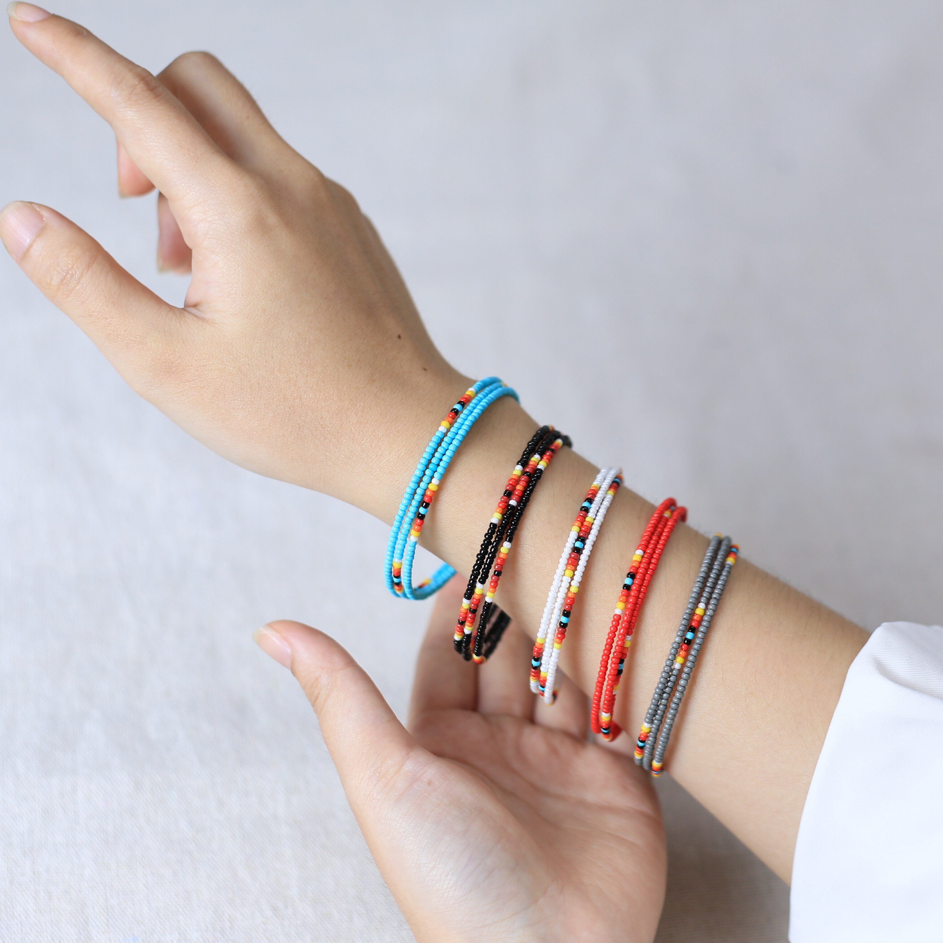 Elite Black Dusk Bejeweled Women Bracelet Native American Style