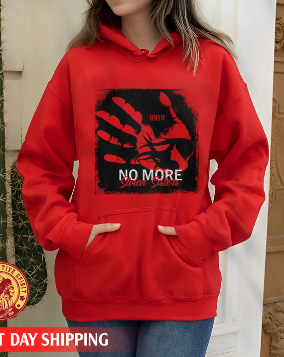 MMIW No More Stolen Sisters Red Hand Unisex T-Shirt/Hoodie/Sweatshirt 140