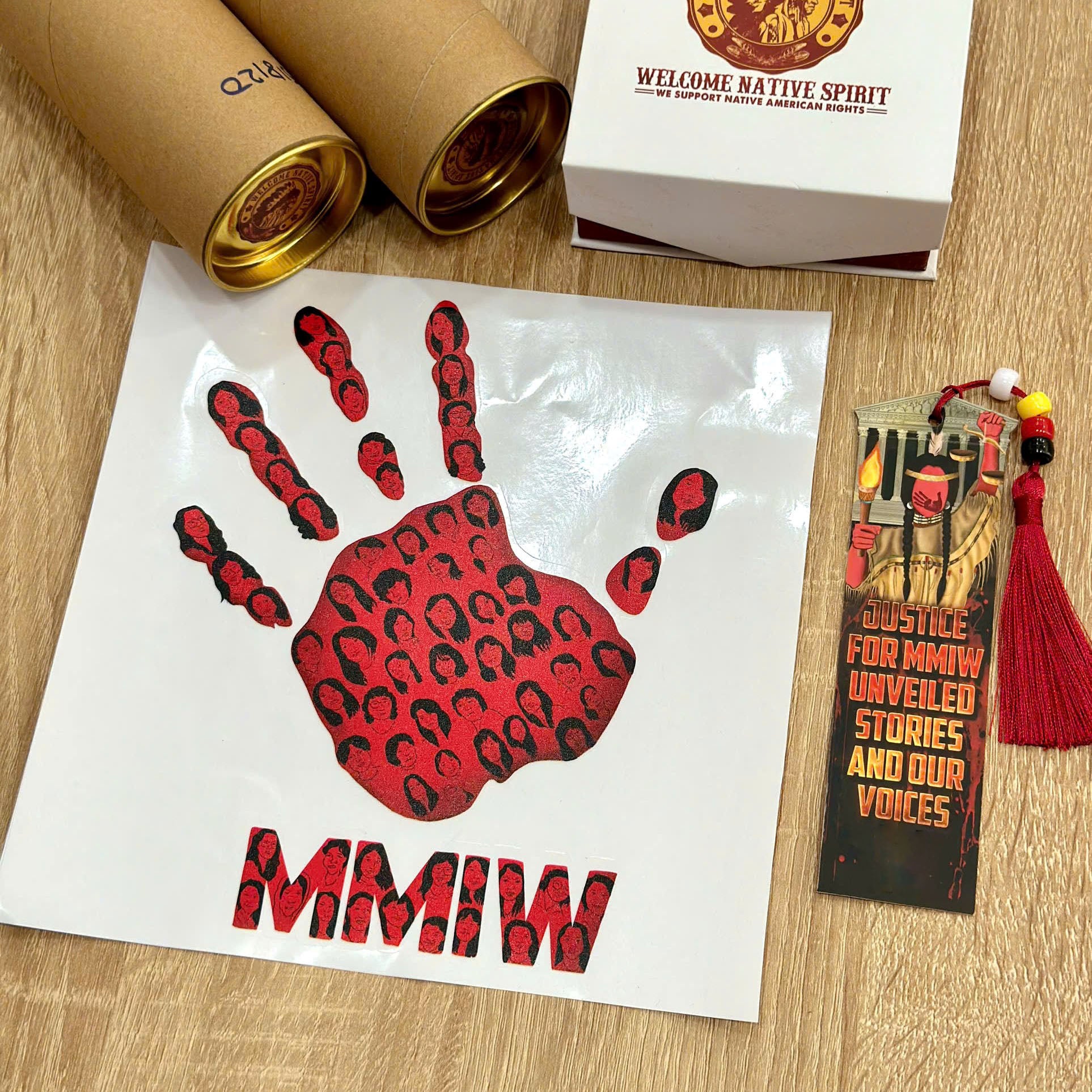 Decal Portraits of Missing And Murdered Indigenous Women and Girls